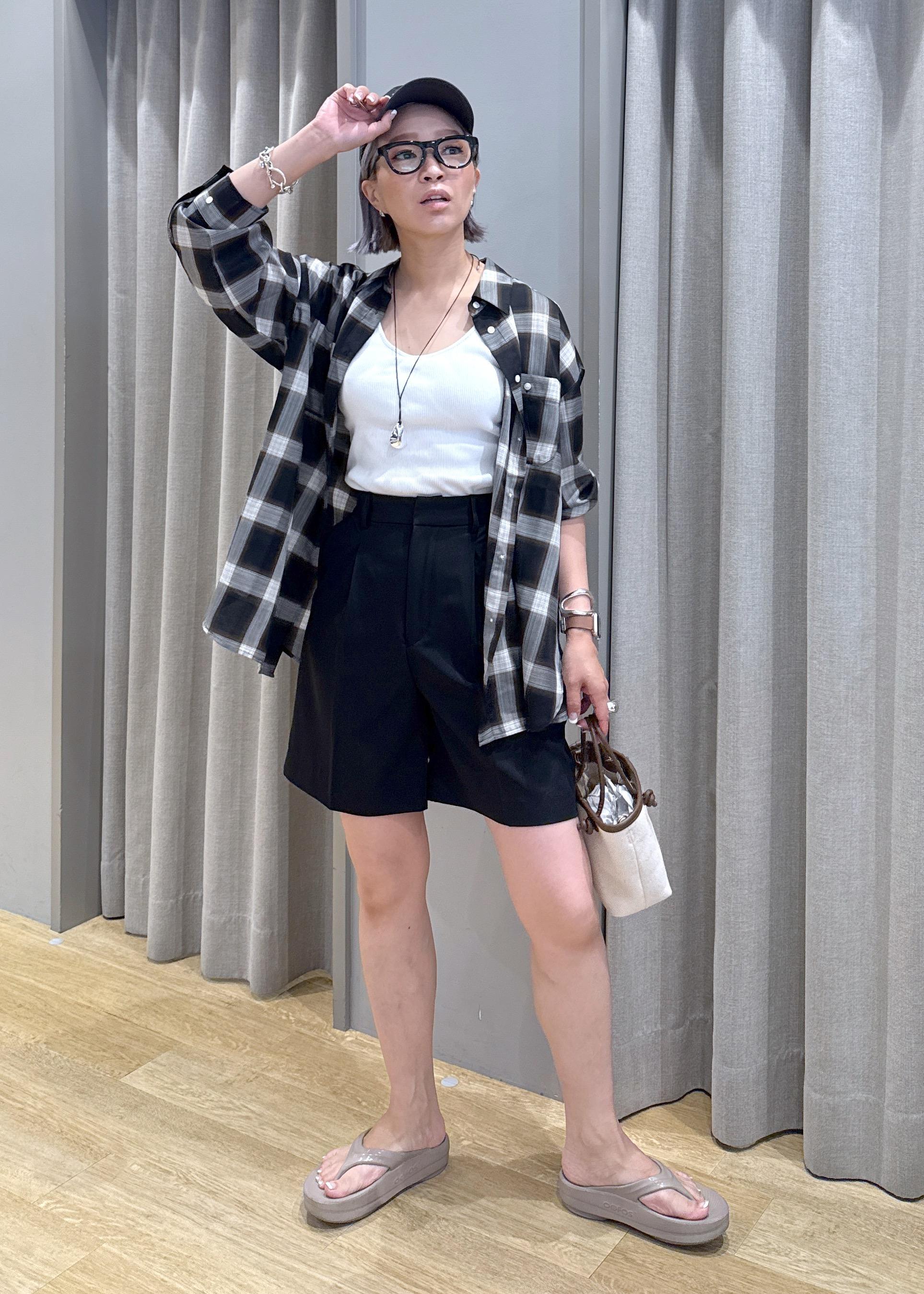 ROPE' PICNICのオンブレチェックシャツ/UVケアを使ったコーディネートを紹介します。｜Rakuten Fashion(楽天ファッション／旧楽天ブランドアベニュー)6117460