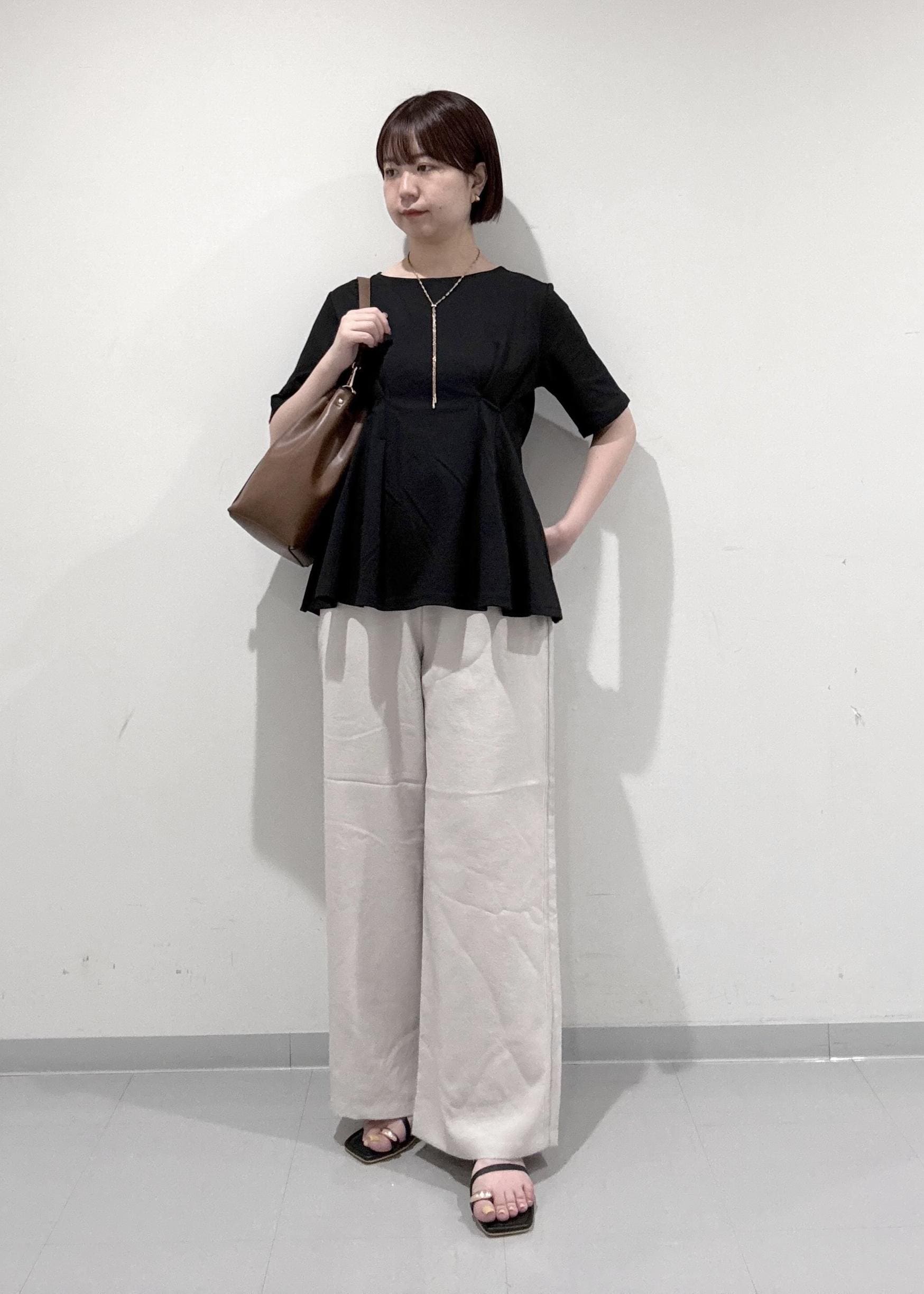 ROPE' PICNICの(接触冷感*UVカット)ウエストタックペプラムトップスを使ったコーディネートを紹介します。｜Rakuten Fashion(楽天ファッション／旧楽天ブランドアベニュー)6117471