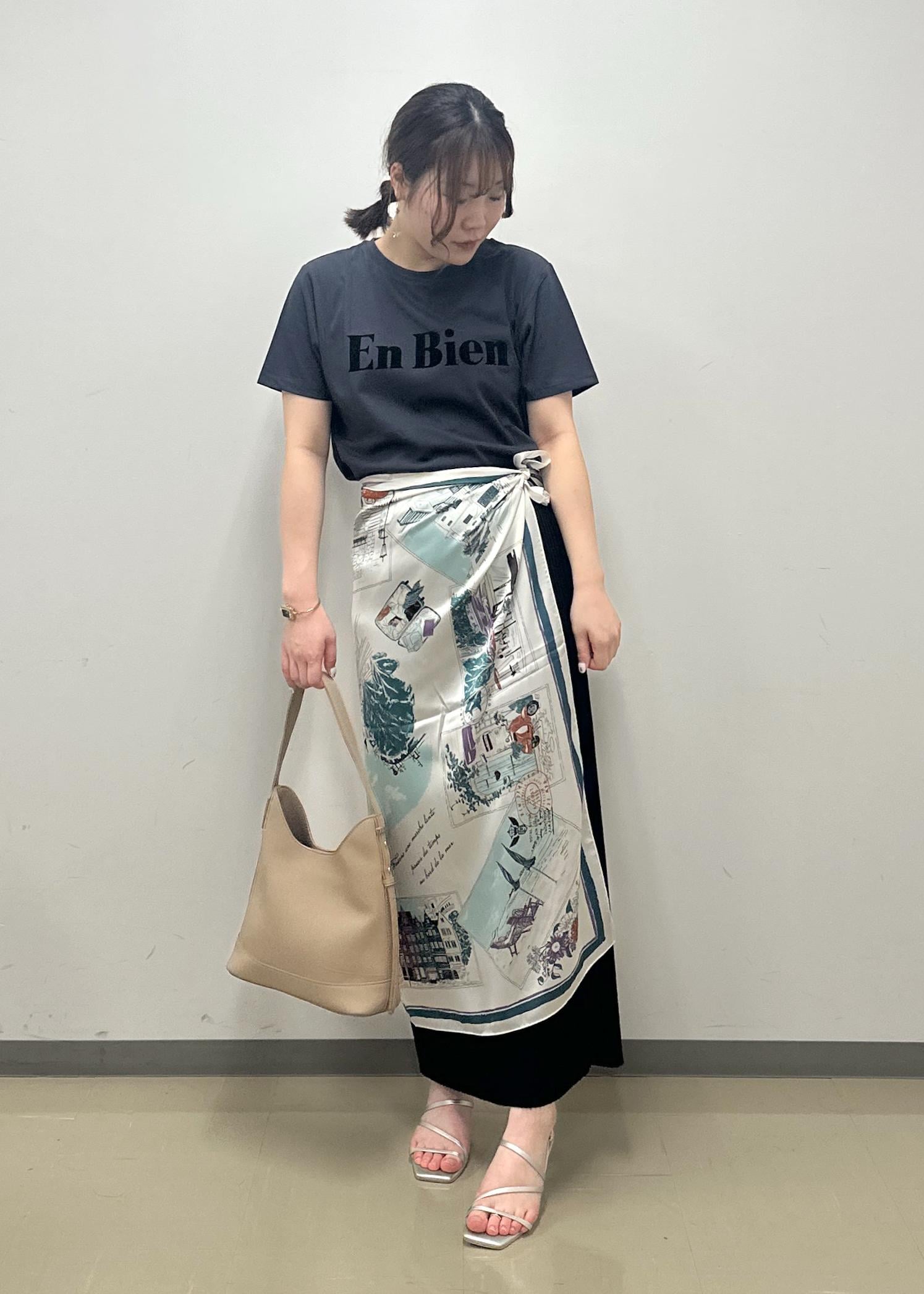 ROPE' PICNICの【UVカット・接触冷感・汗染み加工】フロッキーロゴTシャツを使ったコーディネートを紹介します。｜Rakuten Fashion(楽天ファッション／旧楽天ブランドアベニュー)6117478