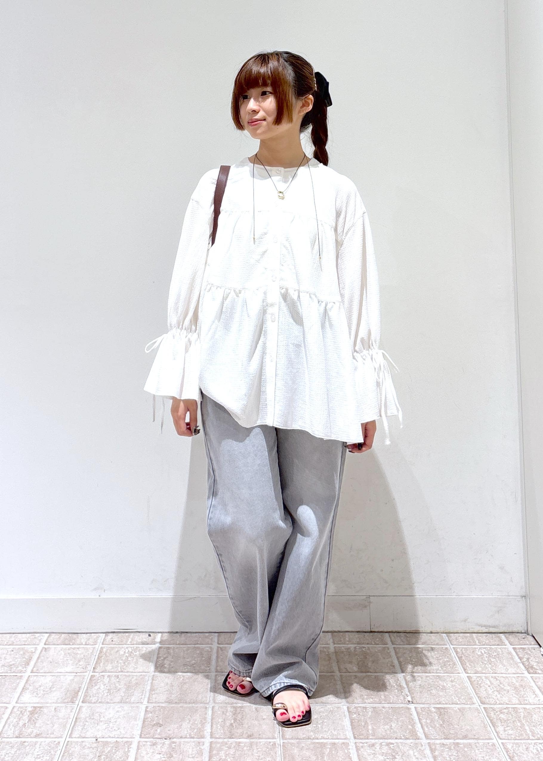 ROPE' PICNICの【羽織にもなる】シアーワッシャーブラウスカーディガンを使ったコーディネートを紹介します。｜Rakuten Fashion(楽天ファッション／旧楽天ブランドアベニュー)6117481