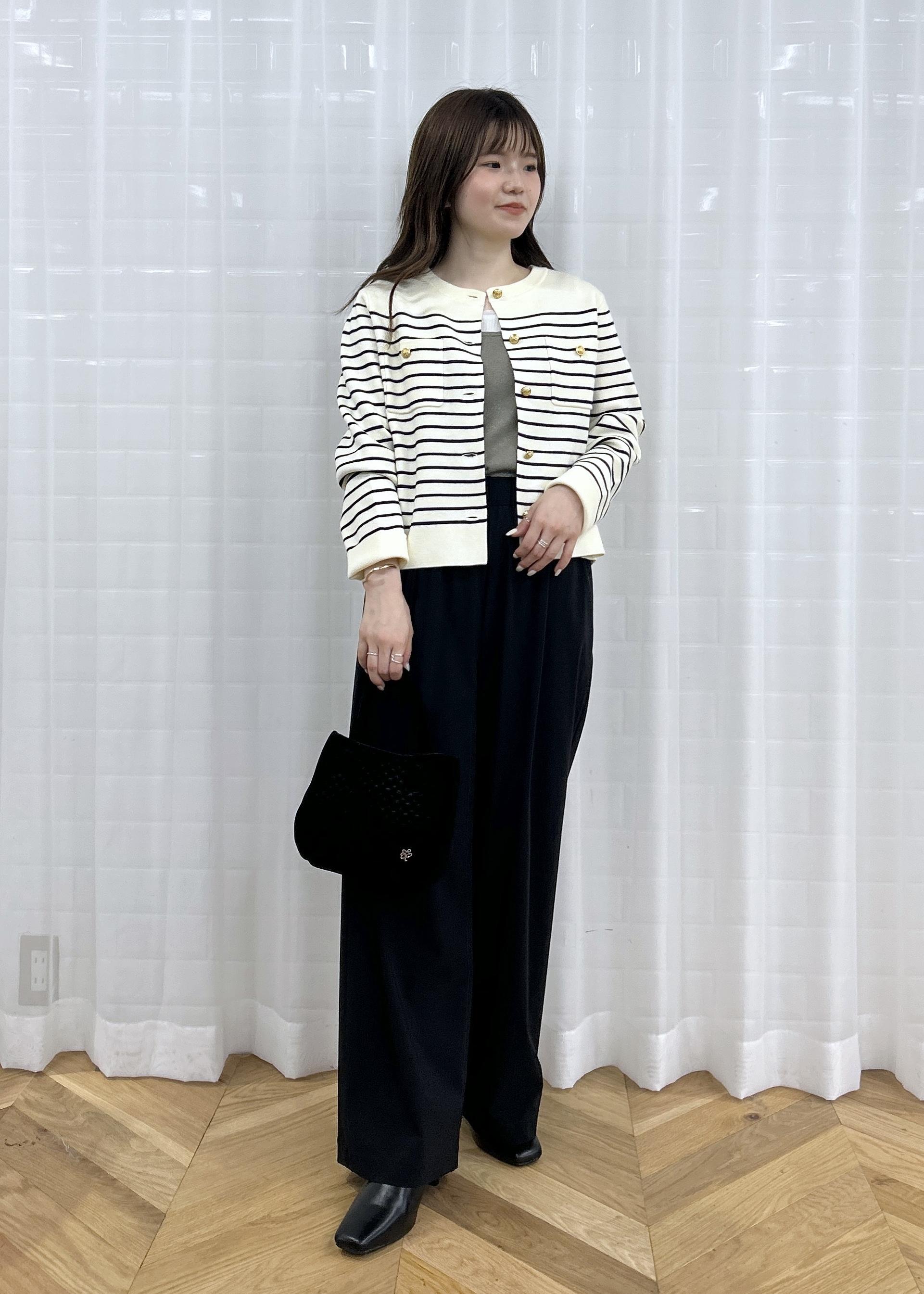 ROPE' PICNICの【洗濯機OK】ミラノリブニットカーディガンを使ったコーディネートを紹介します。｜Rakuten Fashion(楽天ファッション／旧楽天ブランドアベニュー)6117503