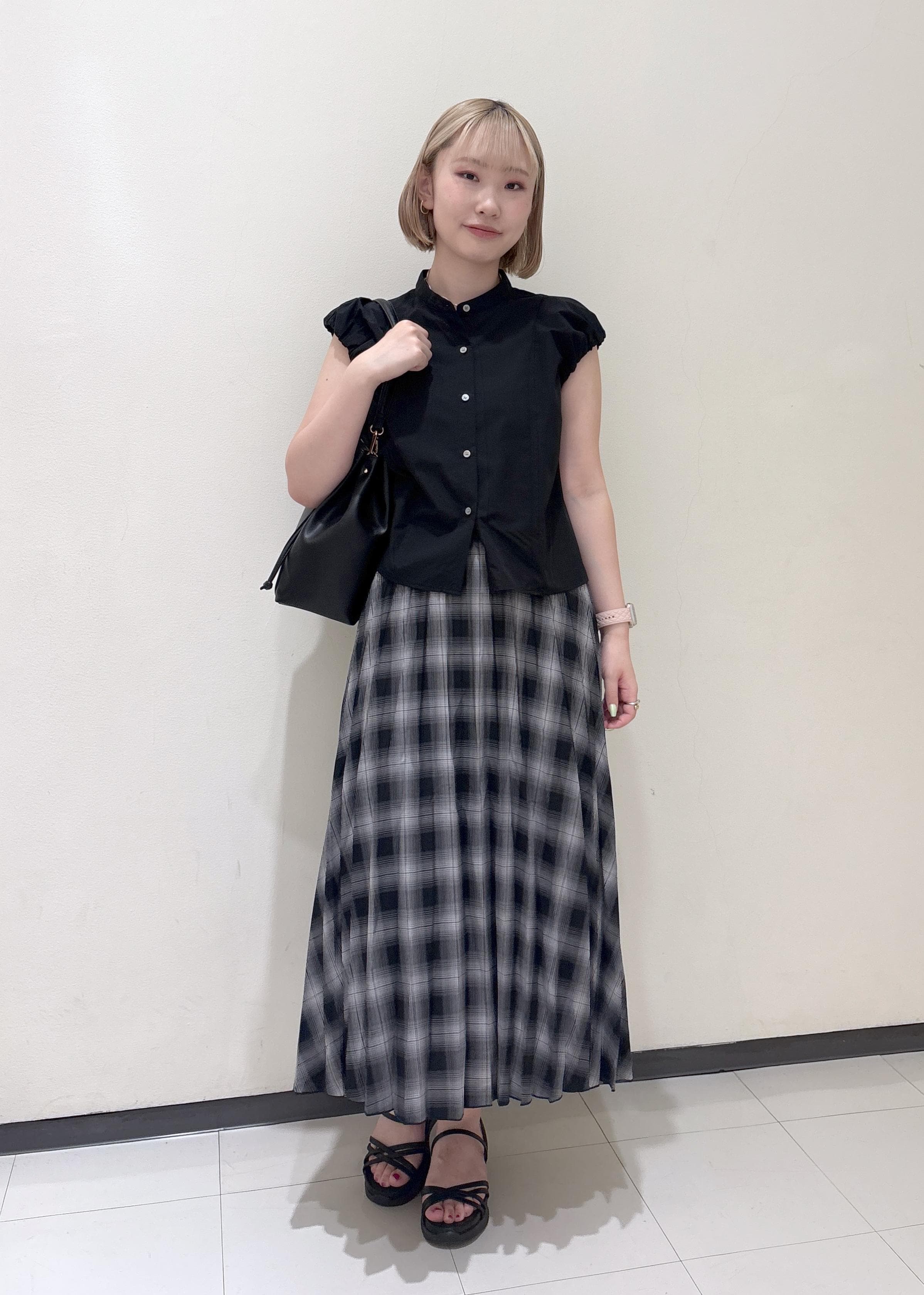 ROPE' PICNICの着丈が選べるバルーンスリーブシャツブラウス/イージーケアを使ったコーディネートを紹介します。｜Rakuten Fashion(楽天ファッション／旧楽天ブランドアベニュー)6117530