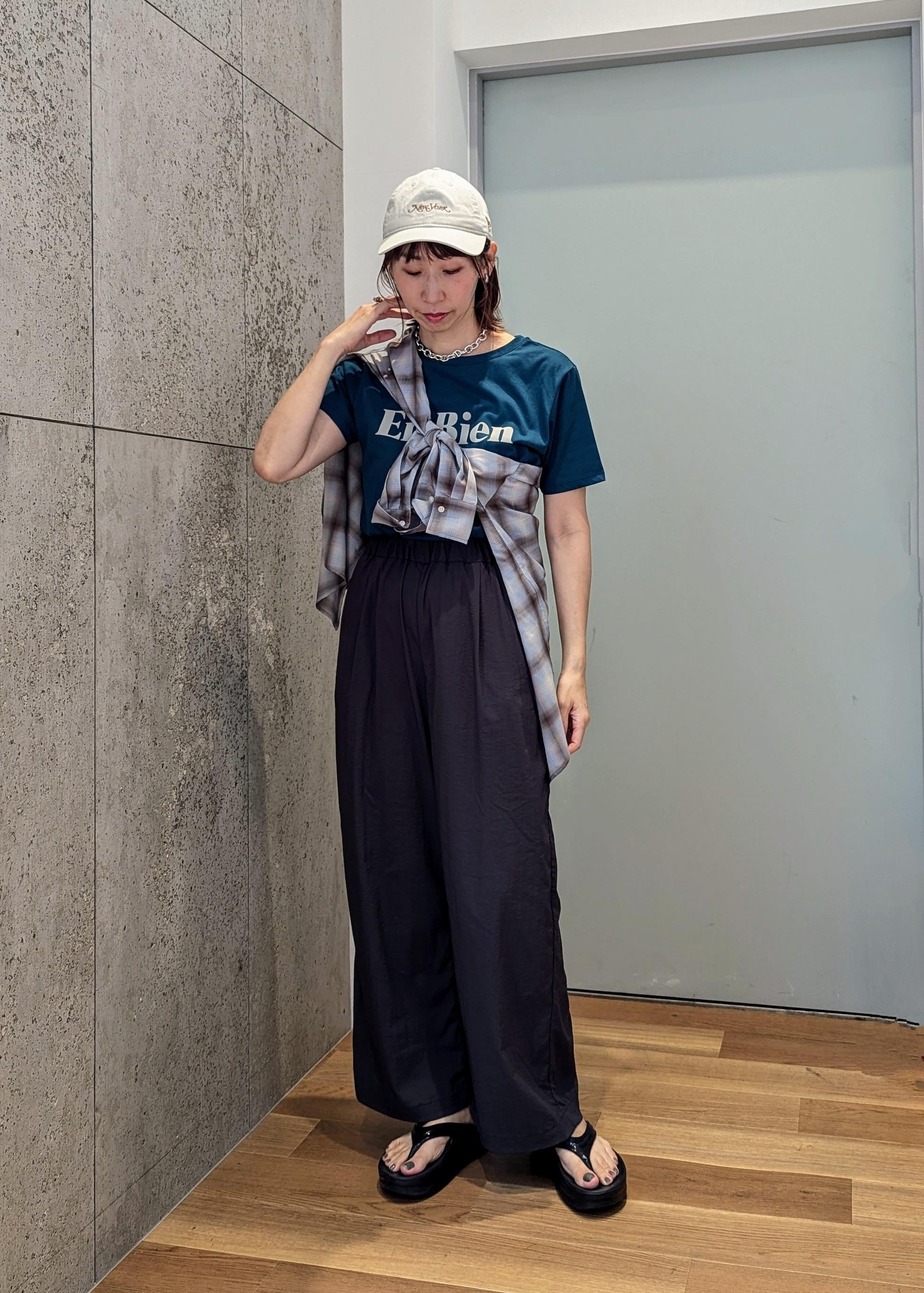 ROPE' PICNICの【UVカット・接触冷感・汗染み加工】フロッキーロゴTシャツを使ったコーディネートを紹介します。｜Rakuten Fashion(楽天ファッション／旧楽天ブランドアベニュー)6117544