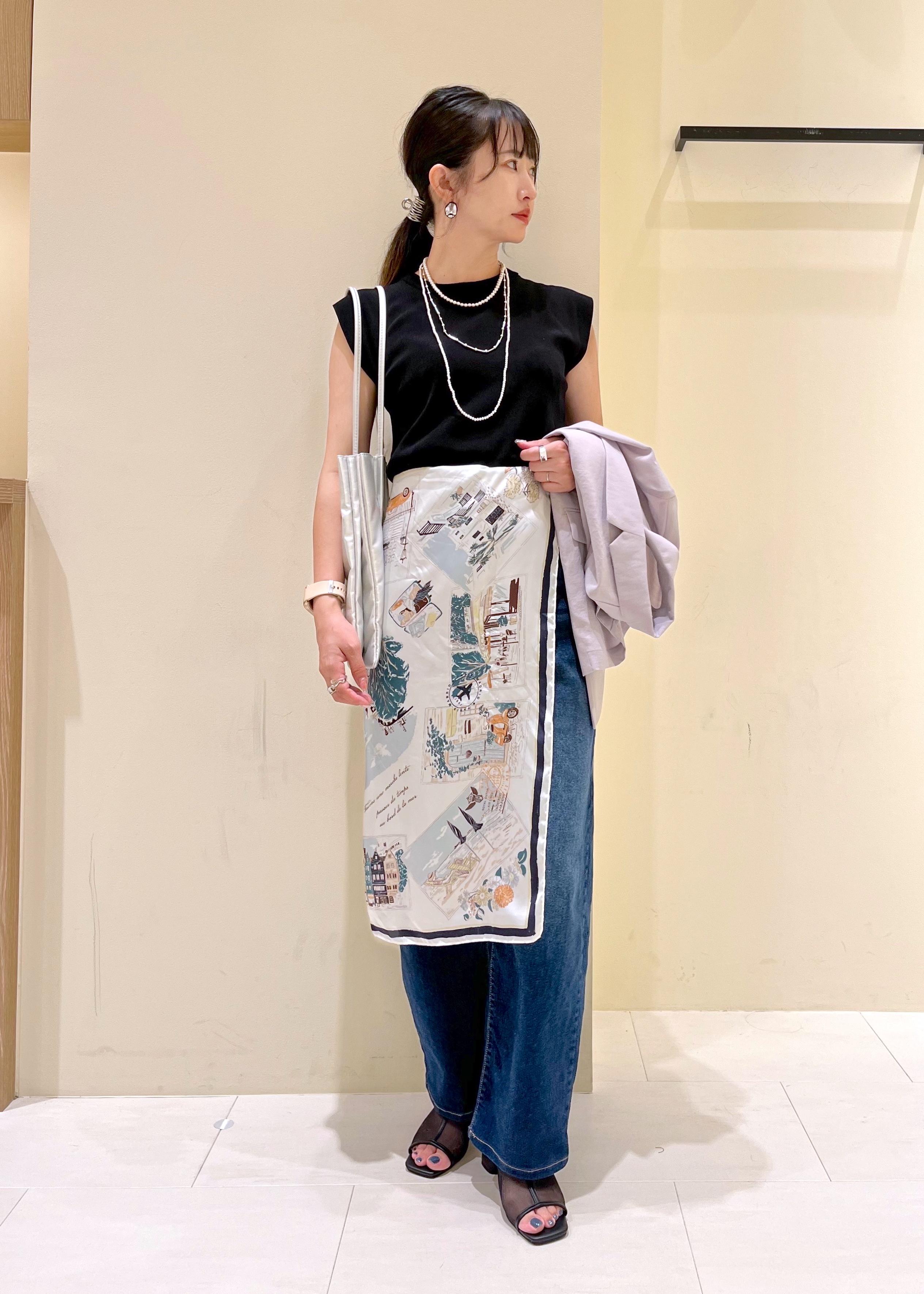 ROPE' PICNICの【UVカット・接触冷感・イージーケア】八方映えニット ゼロスリーブニットプルオーバーを使ったコーディネートを紹介します。｜Rakuten Fashion(楽天ファッション／旧楽天ブランドアベニュー)6117549