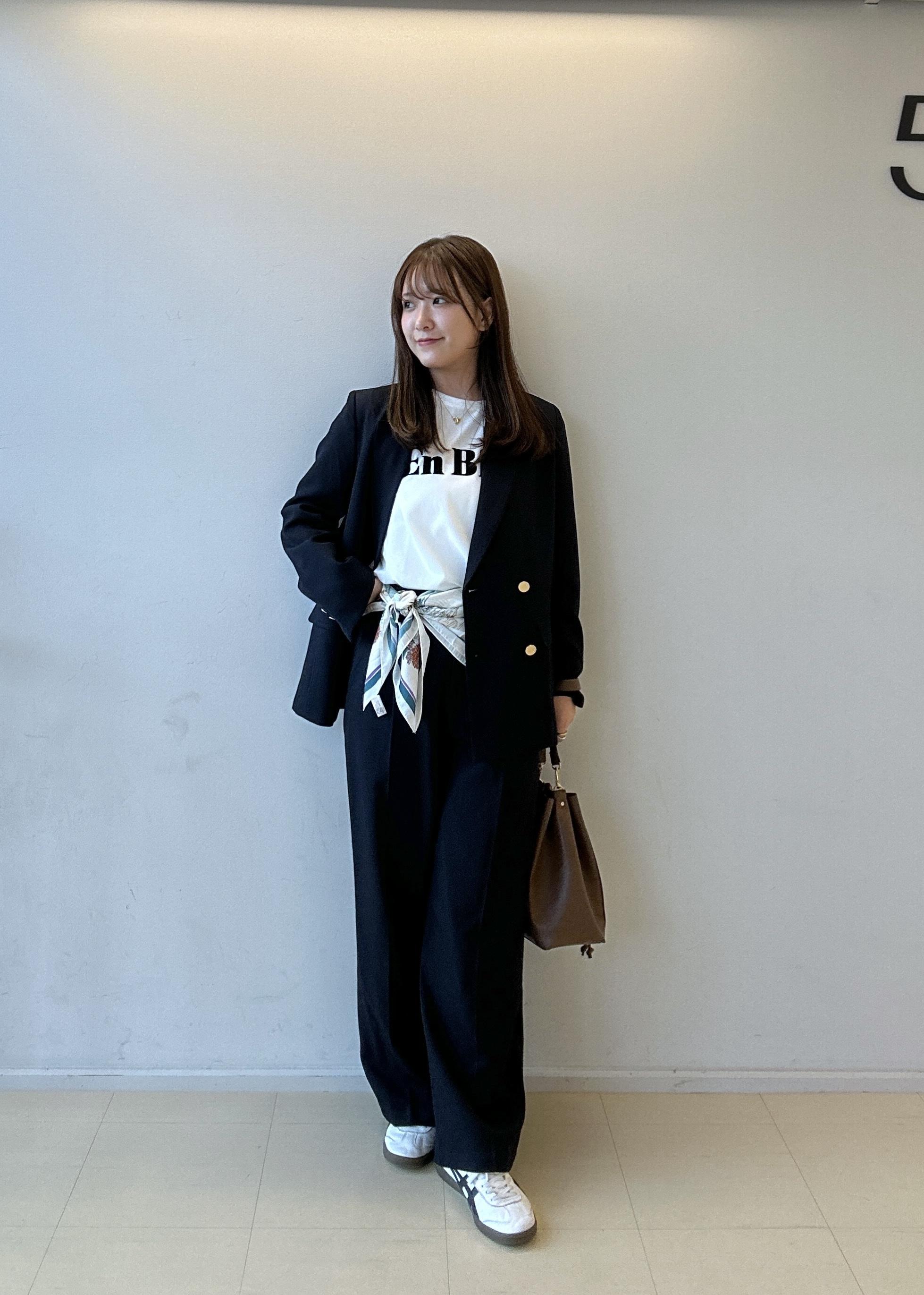 ROPE' PICNICのレディハンサムシリーズ ウールライク金ボタンジャケット(半裏地)/セットアップ・通勤対応を使ったコーディネートを紹介します。｜Rakuten Fashion(楽天ファッション／旧楽天ブランドアベニュー)6117534