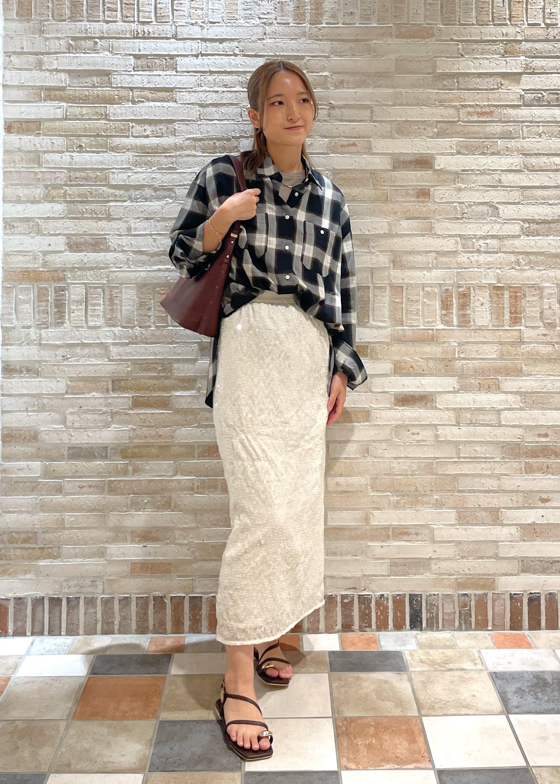 ROPE' PICNICのオンブレチェックシャツ/UVケアを使ったコーディネートを紹介します。｜Rakuten Fashion(楽天ファッション／旧楽天ブランドアベニュー)6117535