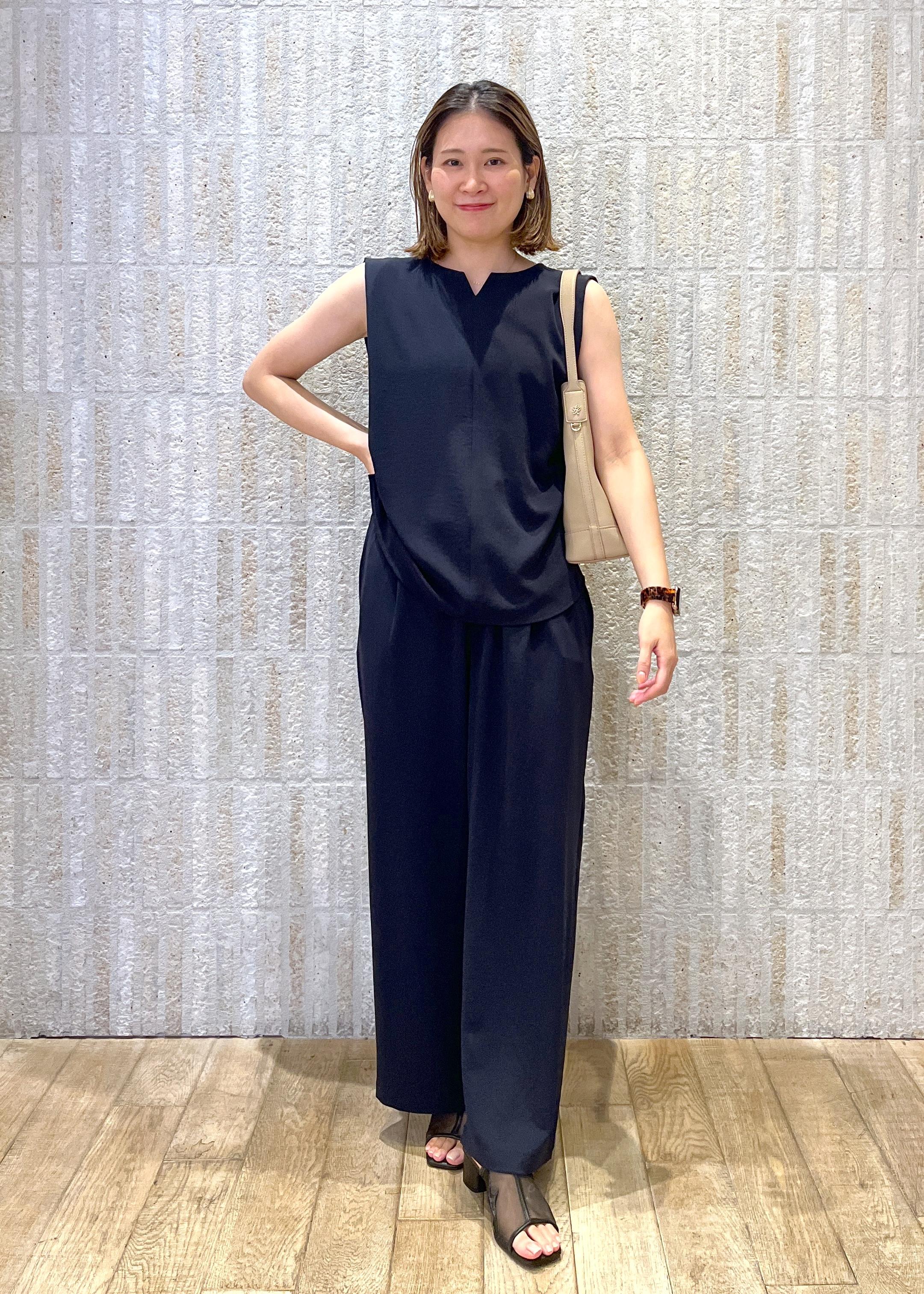 ROPE' PICNICのジョーゼット肩タックブラウス/セットアップ対応を使ったコーディネートを紹介します。｜Rakuten Fashion(楽天ファッション／旧楽天ブランドアベニュー)6117597