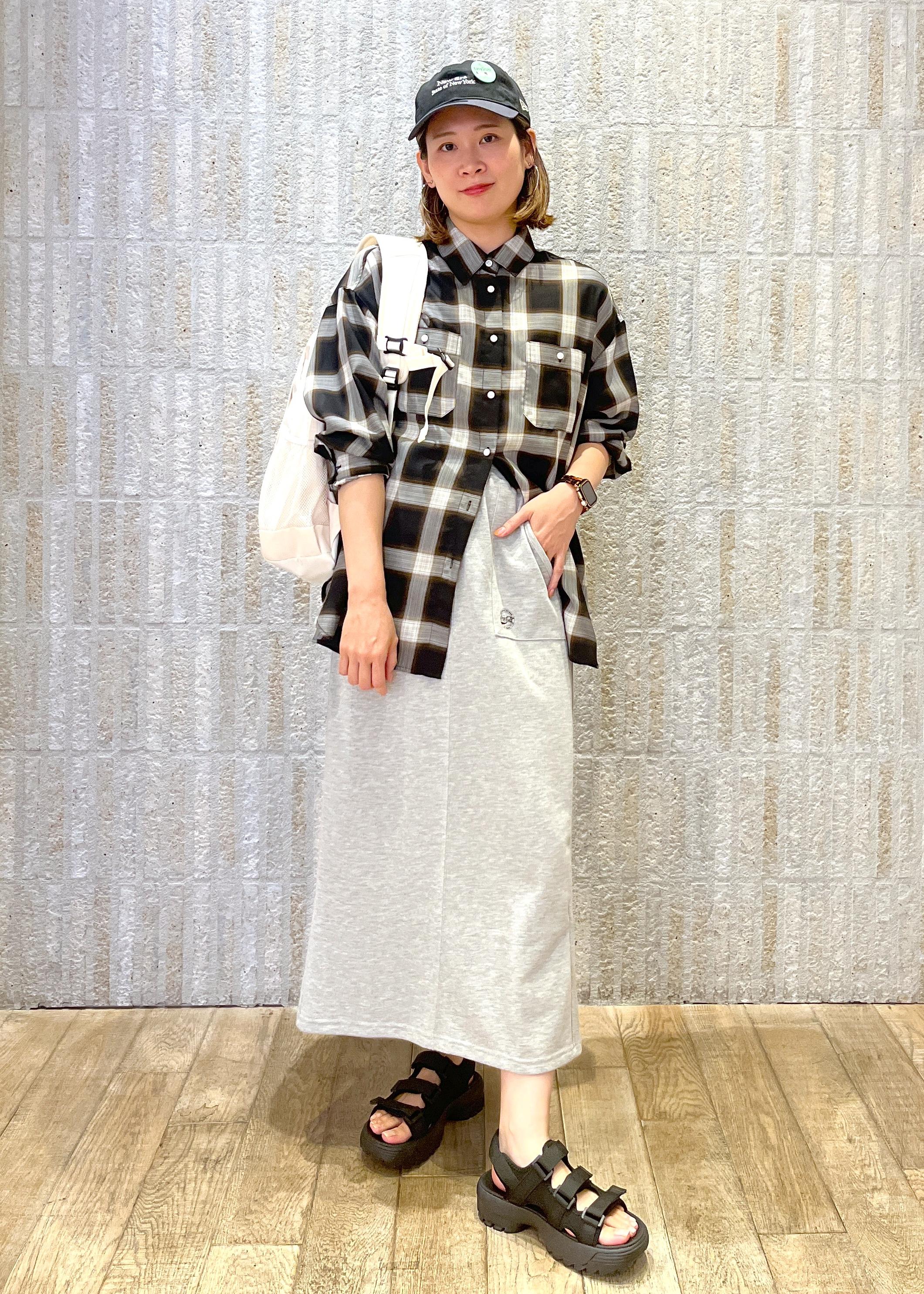 ROPE' PICNICのオンブレチェックシャツ/UVケアを使ったコーディネートを紹介します。｜Rakuten Fashion(楽天ファッション／旧楽天ブランドアベニュー)6117598