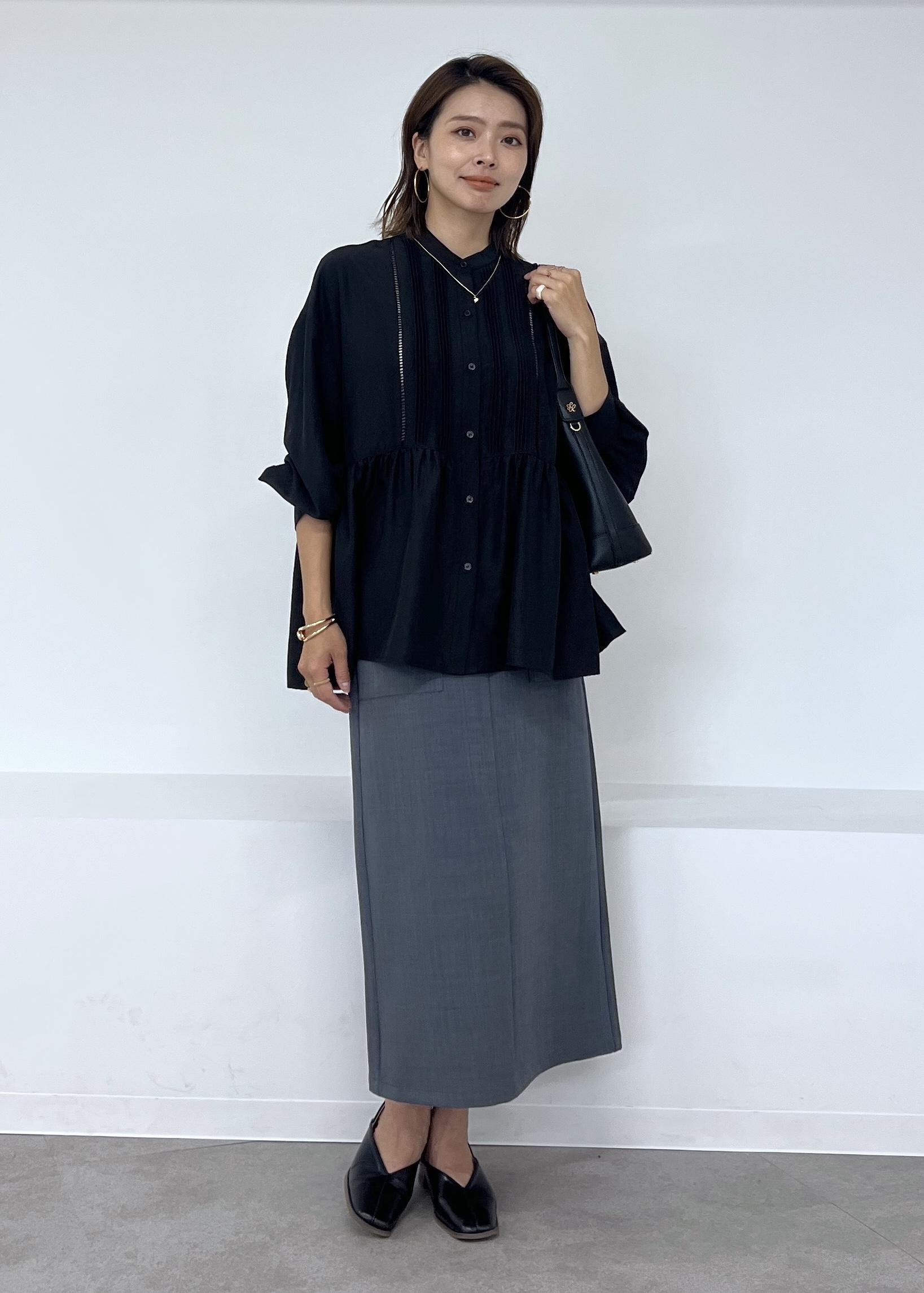 ROPE' PICNICの【UVケア・防シワ】羽織れるピンタックデザインペプラムシャツを使ったコーディネートを紹介します。｜Rakuten Fashion(楽天ファッション／旧楽天ブランドアベニュー)6117626