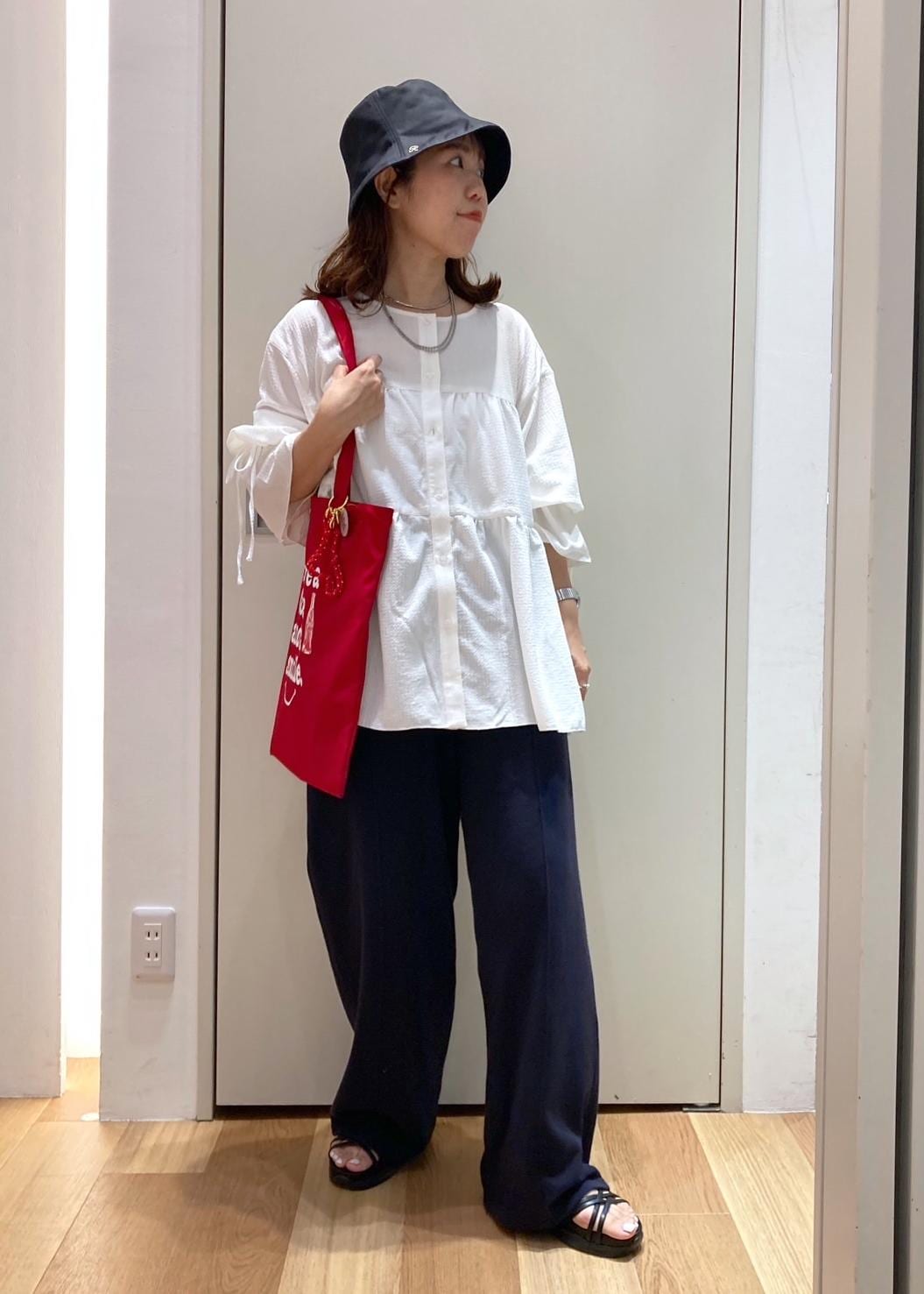 ROPE' PICNICの【羽織にもなる】シアーワッシャーブラウスカーディガンを使ったコーディネートを紹介します。｜Rakuten Fashion(楽天ファッション／旧楽天ブランドアベニュー)6117627