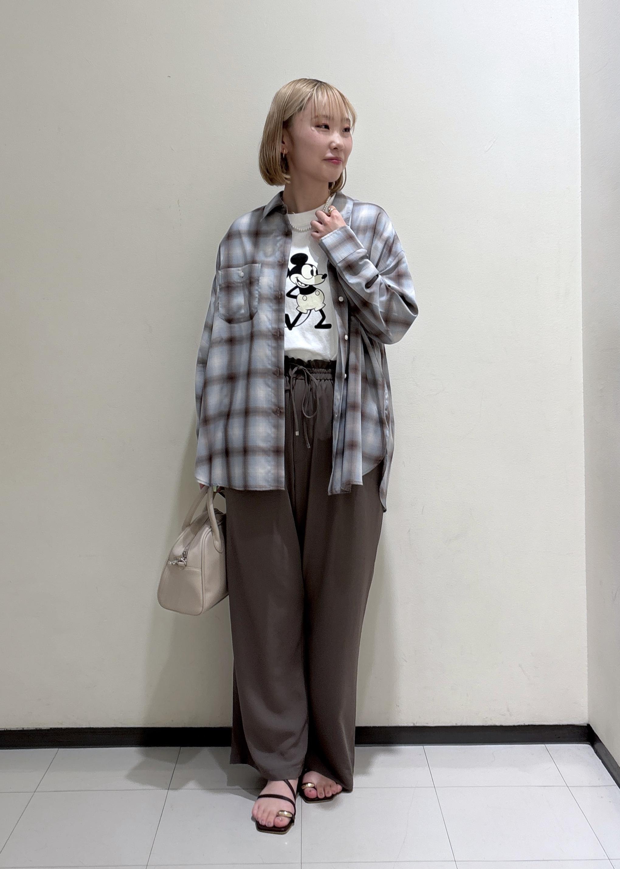 ROPE' PICNICのオンブレチェックシャツ/UVケアを使ったコーディネートを紹介します。｜Rakuten Fashion(楽天ファッション／旧楽天ブランドアベニュー)6117636