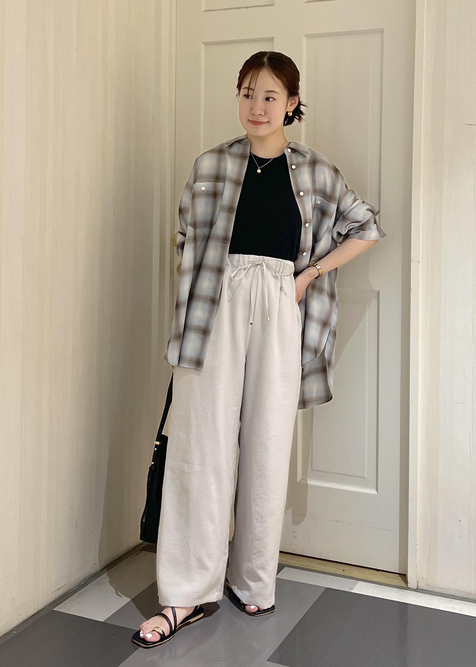 ROPE' PICNICのオンブレチェックシャツ/UVケアを使ったコーディネートを紹介します。｜Rakuten Fashion(楽天ファッション／旧楽天ブランドアベニュー)6117667