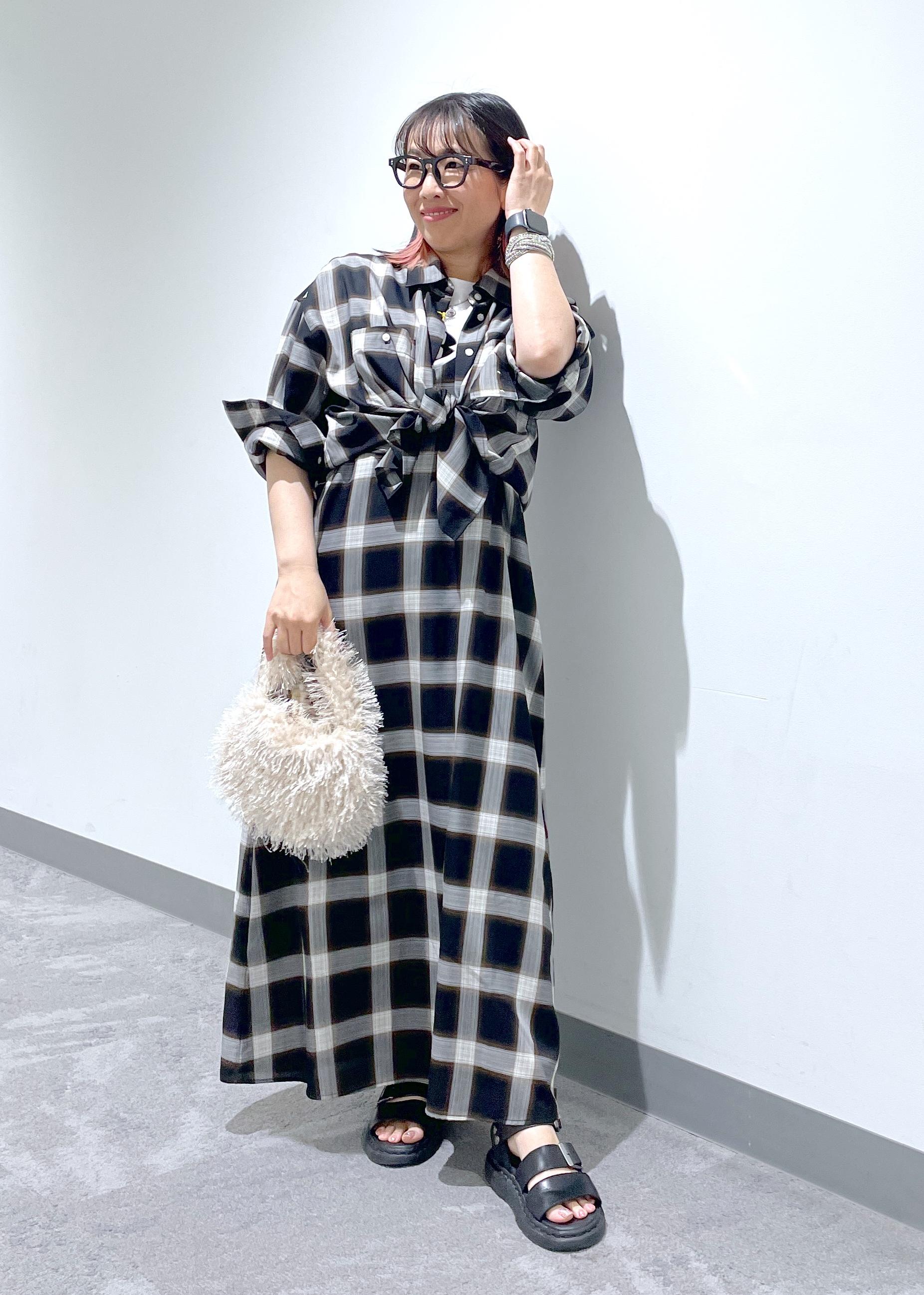 ROPE' PICNICのオンブレチェックシャツ/UVケアを使ったコーディネートを紹介します。｜Rakuten Fashion(楽天ファッション／旧楽天ブランドアベニュー)6117709