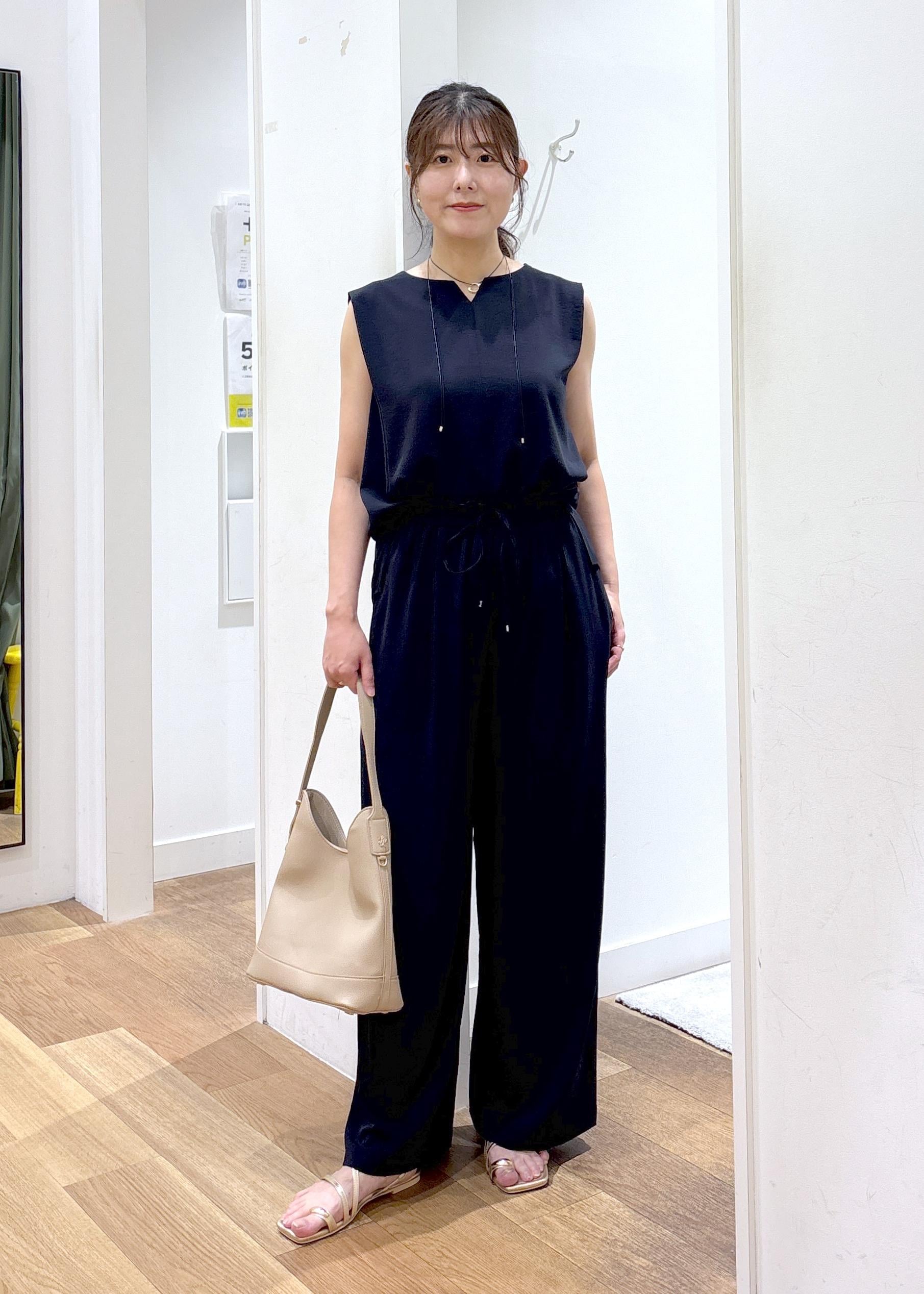 ROPE' PICNICのジョーゼット肩タックブラウス/セットアップ対応を使ったコーディネートを紹介します。｜Rakuten Fashion(楽天ファッション／旧楽天ブランドアベニュー)6117716