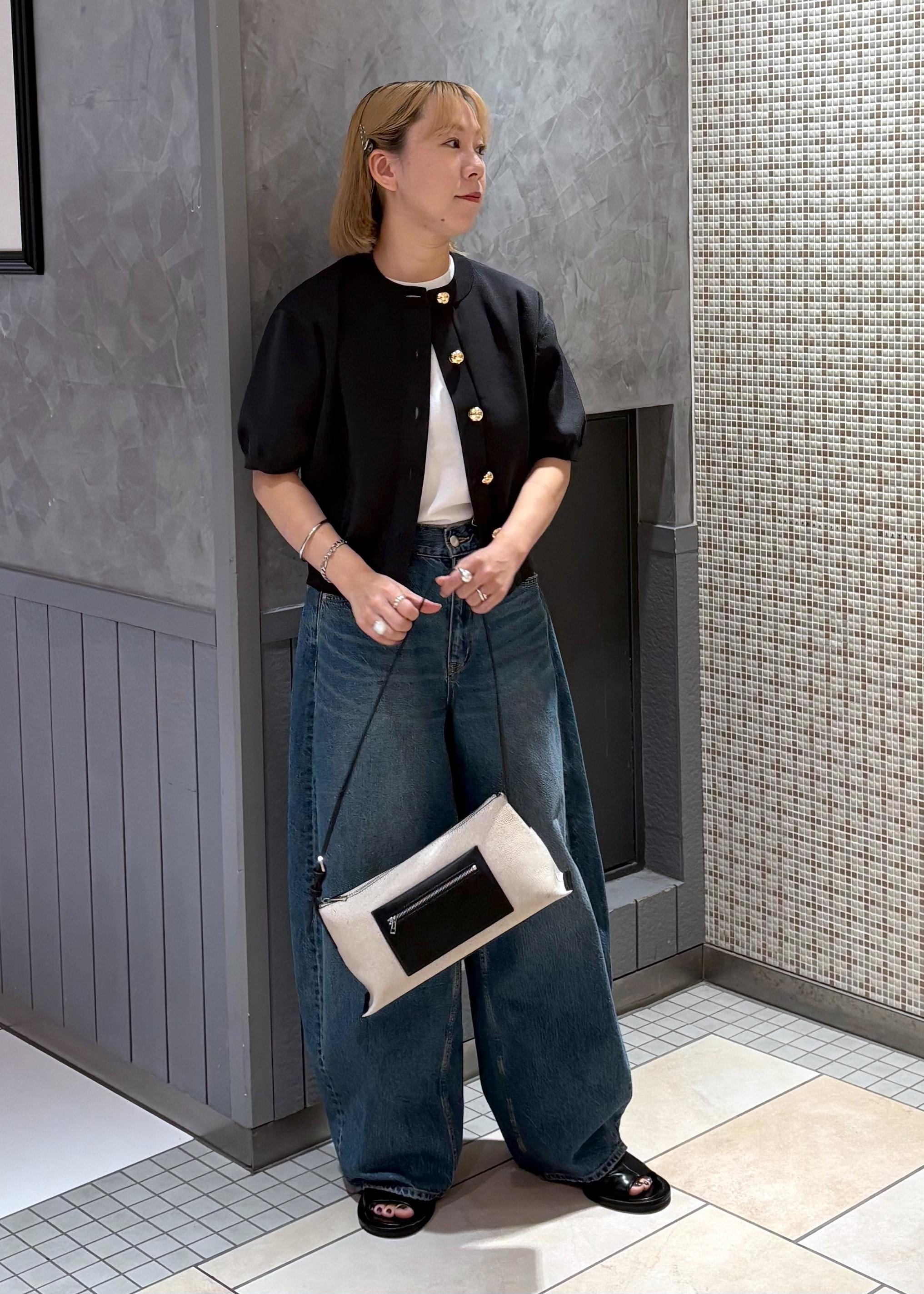 ADAM ET ROPE' | 【サステナブル】バックタックワイドデニム | Rakuten