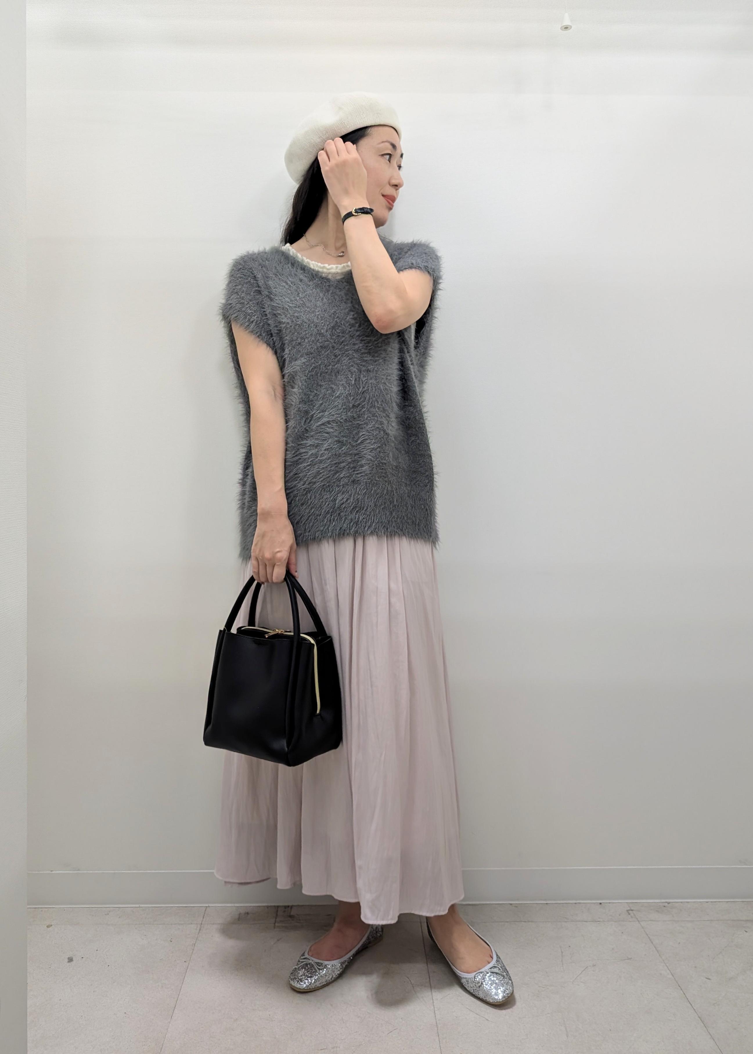 ROPE' PICNICの襟フリルタンクトップを使ったコーディネートを紹介します。｜Rakuten Fashion(楽天ファッション／旧楽天ブランドアベニュー)6142463