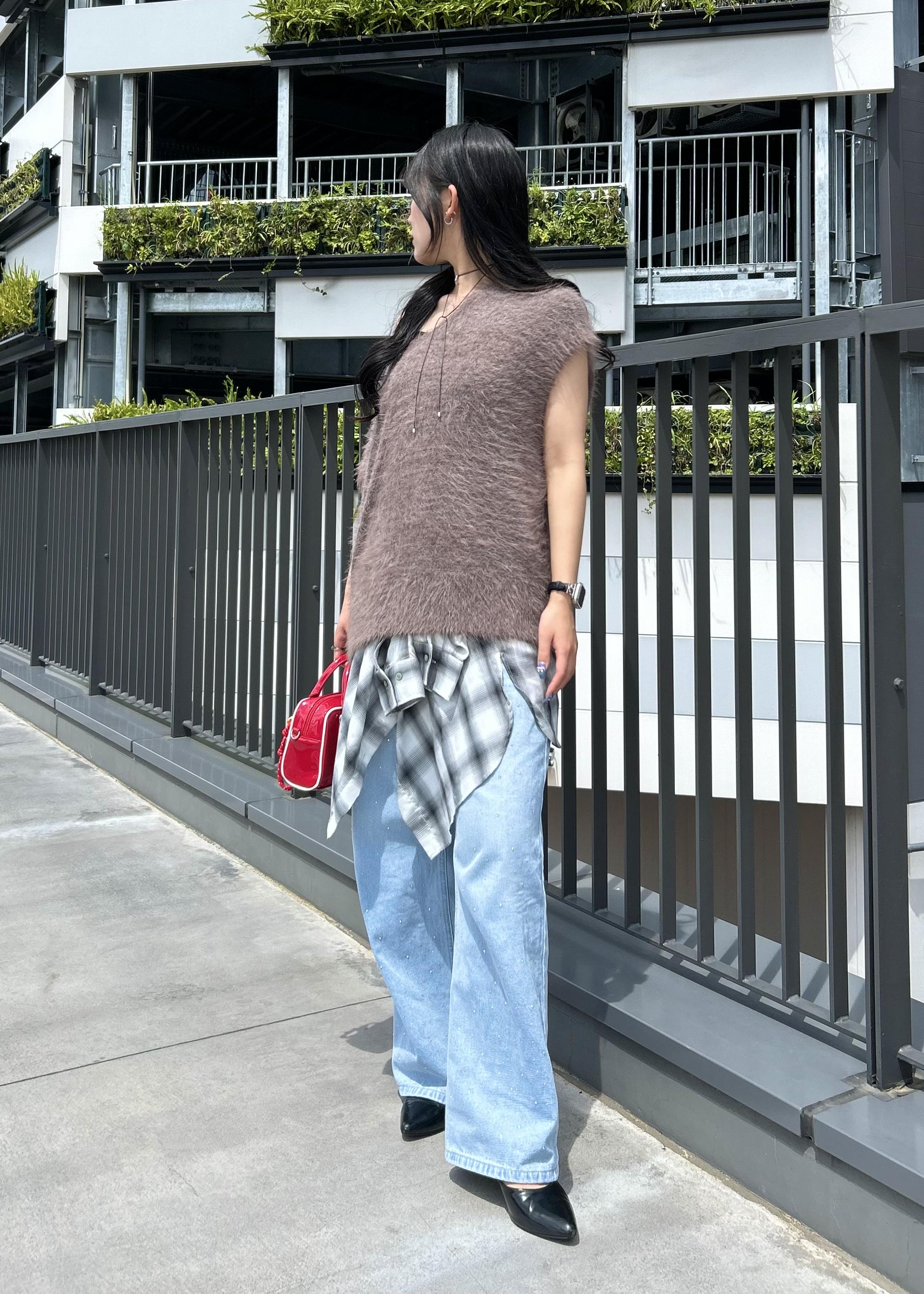 ROPE' PICNICのオンブレチェックシャツ/UVケアを使ったコーディネートを紹介します。｜Rakuten Fashion(楽天ファッション／旧楽天ブランドアベニュー)6142392