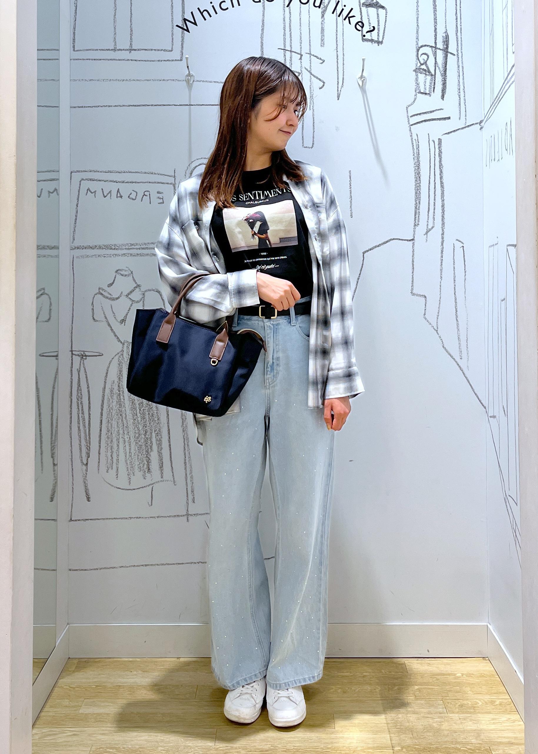 ROPE' PICNICのオンブレチェックシャツ/UVケアを使ったコーディネートを紹介します。｜Rakuten Fashion(楽天ファッション／旧楽天ブランドアベニュー)6142515