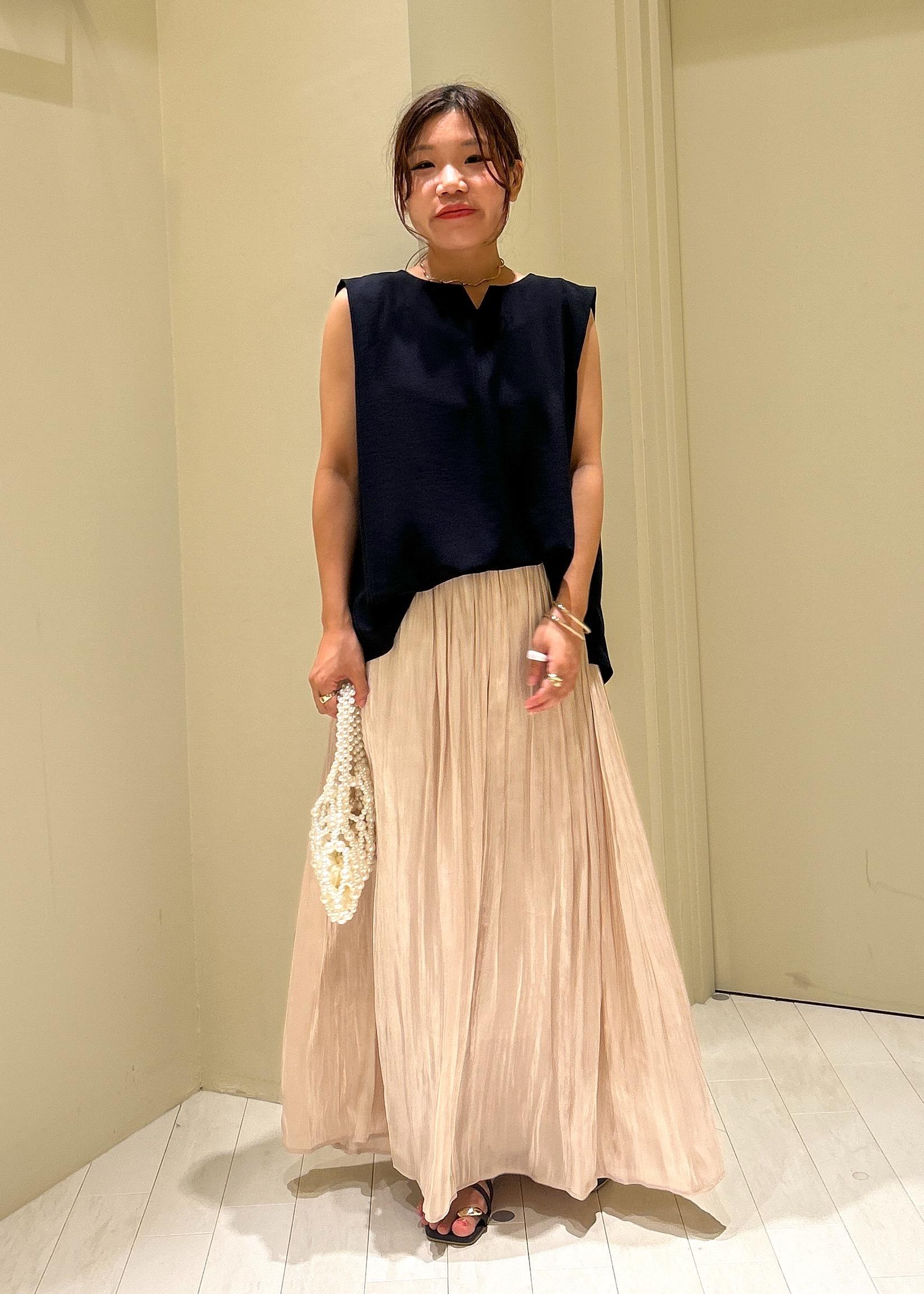 ROPE' PICNICのジョーゼット肩タックブラウス/セットアップ対応を使ったコーディネートを紹介します。｜Rakuten Fashion(楽天ファッション／旧楽天ブランドアベニュー)6142483