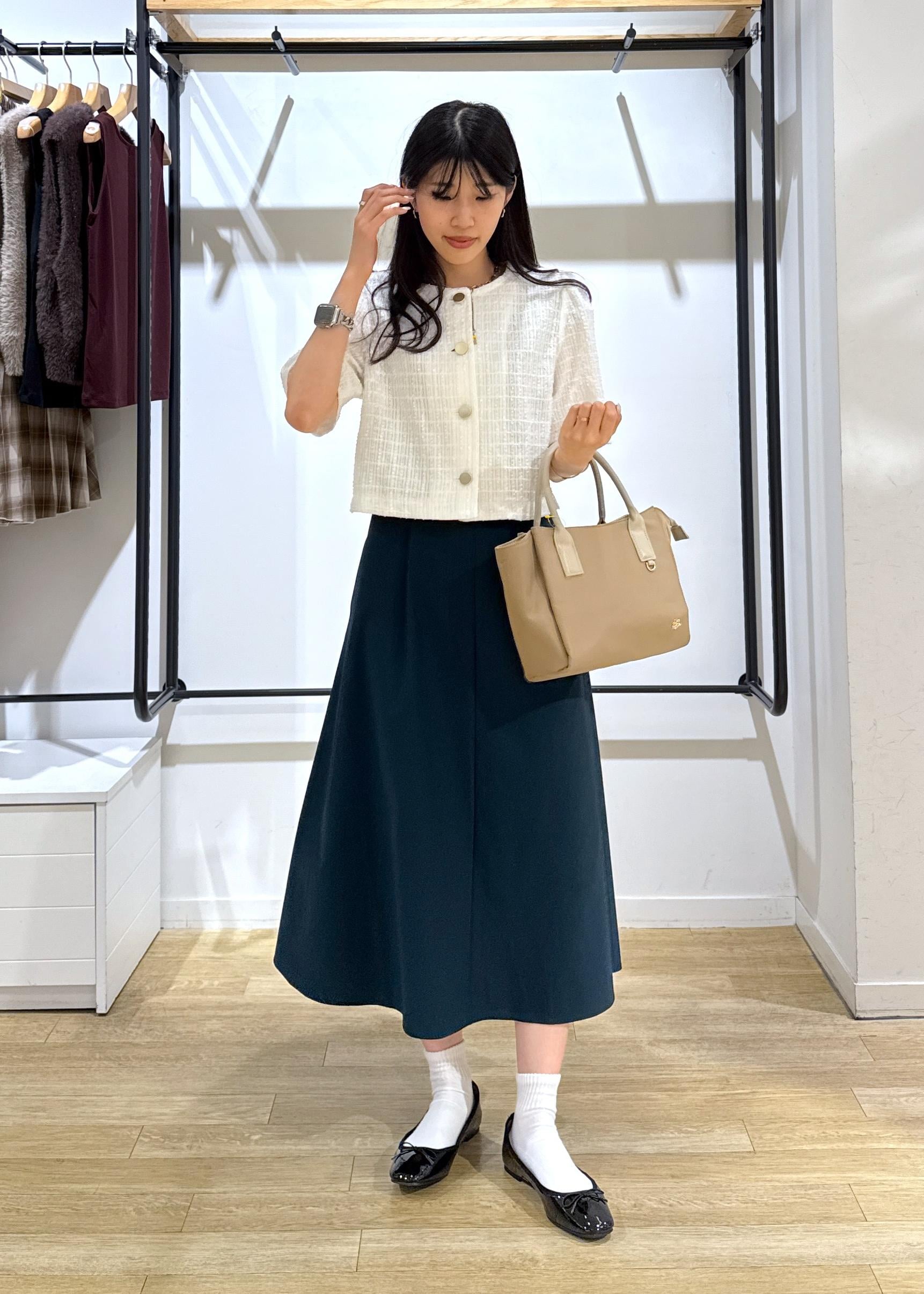 ROPE' PICNICの【吸水速乾】ウエストタックカットワンピースを使ったコーディネートを紹介します。｜Rakuten Fashion(楽天ファッション／旧楽天ブランドアベニュー)6142524