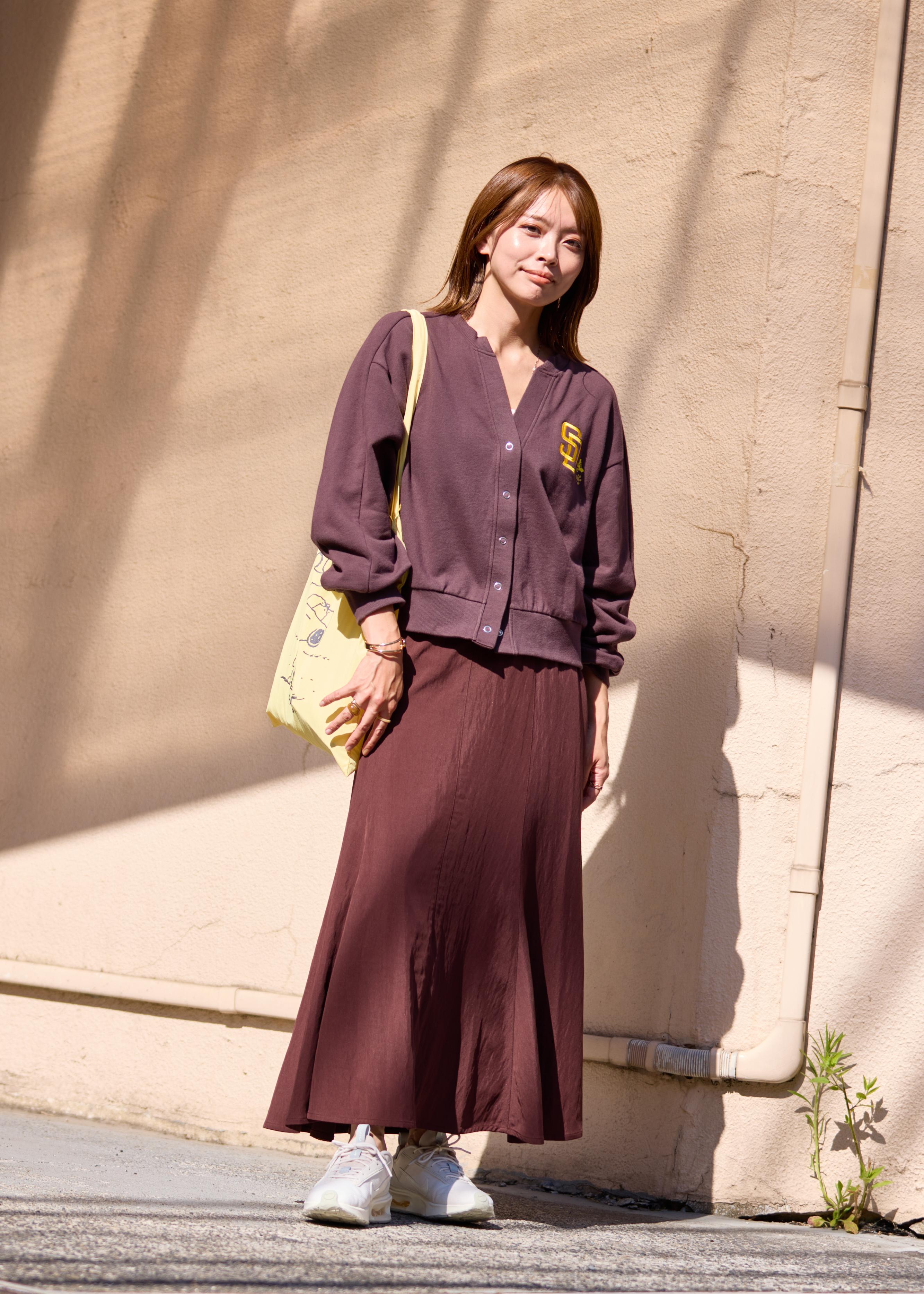 ROPE' PICNICの【PEANUTS*MLB COLLECTION by ROPE' PICNIC】カーディガンを使ったコーディネートを紹介します。｜Rakuten Fashion(楽天ファッション／旧楽天ブランドアベニュー)6142540