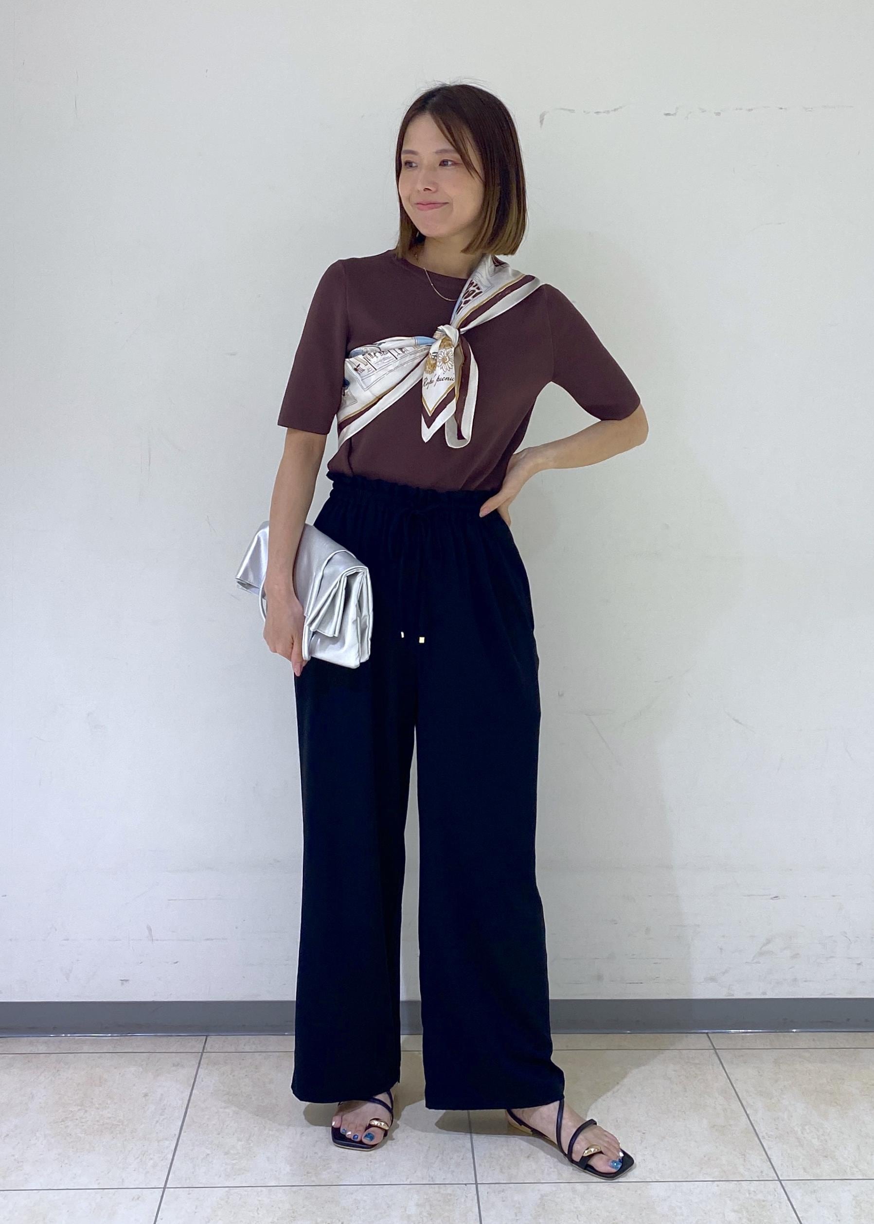 ROPE' PICNICの【UVカット・接触冷感・イージーケア】八方映えニット ハーフスリーブサマーニット/新色追加を使ったコーディネートを紹介します。｜Rakuten Fashion(楽天ファッション／旧楽天ブランドアベニュー)6142500