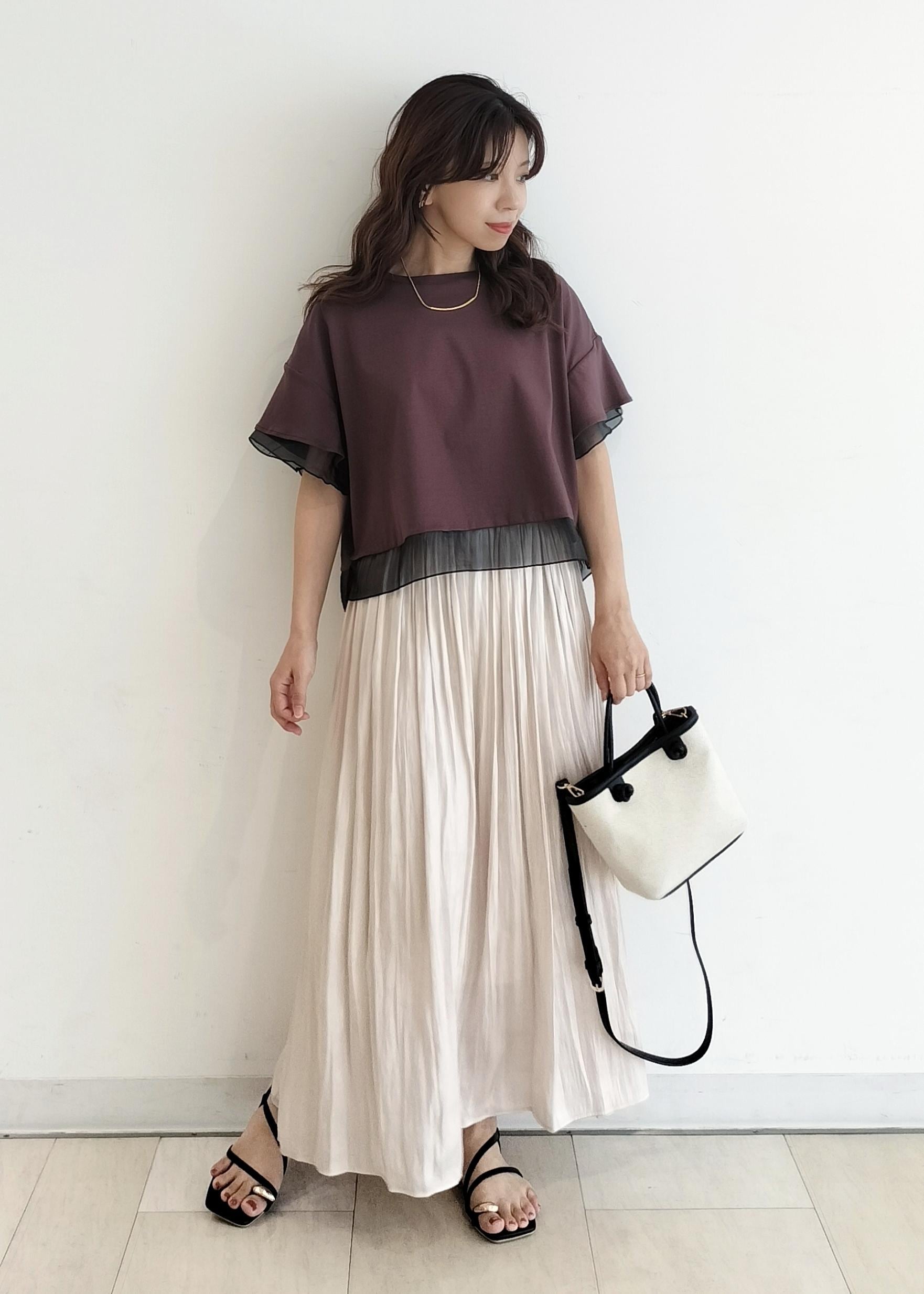 ROPE' PICNICの【UVカット・接触冷感】着丈が選べる70シルケットシアードッキングトップスを使ったコーディネートを紹介します。｜Rakuten Fashion(楽天ファッション／旧楽天ブランドアベニュー)6142578