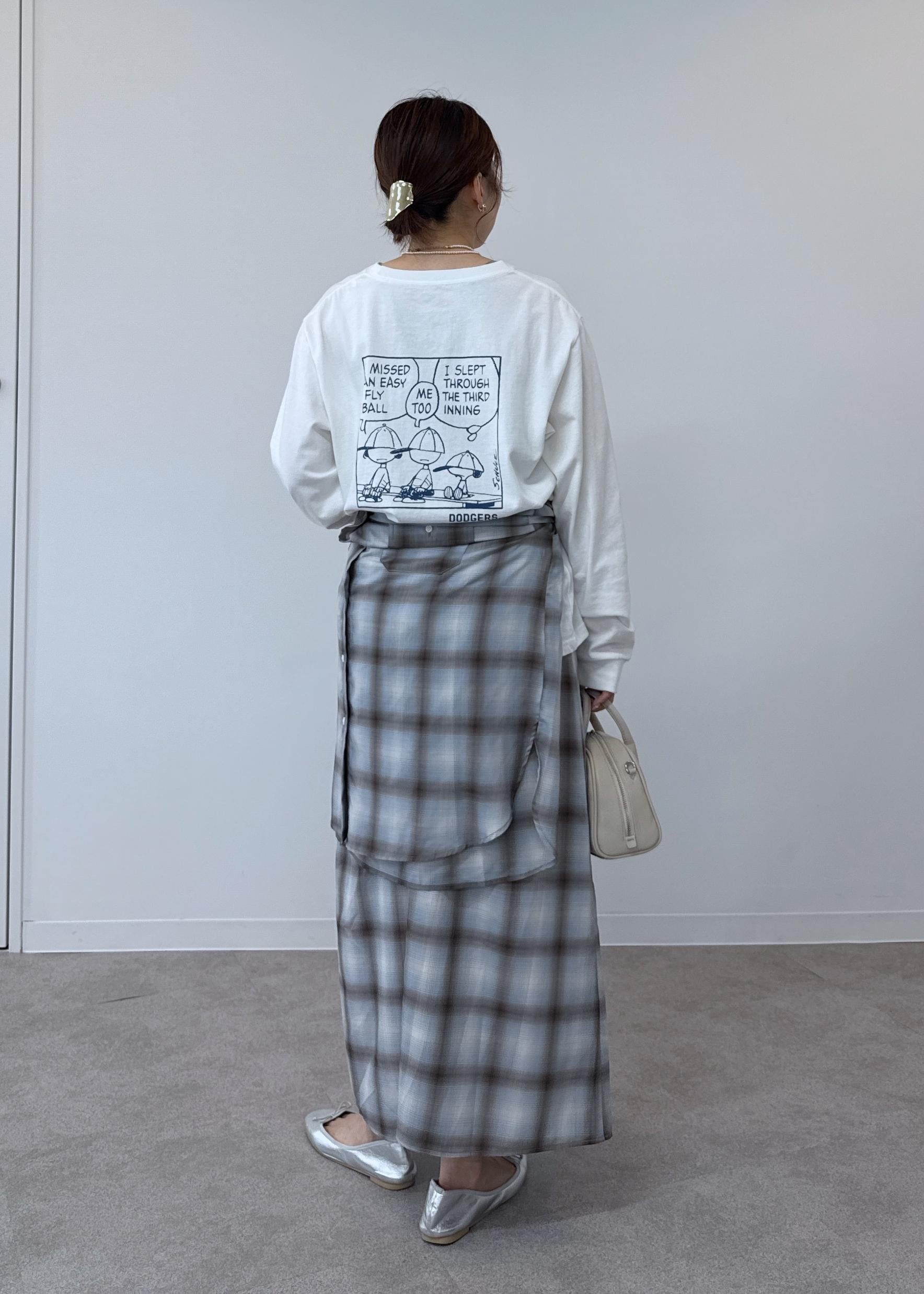 ROPE' PICNICの【PEANUTS*MLB COLLECTION by ROPE' PICNIC】ロングスリーブTeeを使ったコーディネートを紹介します。｜Rakuten Fashion(楽天ファッション／旧楽天ブランドアベニュー)6142587