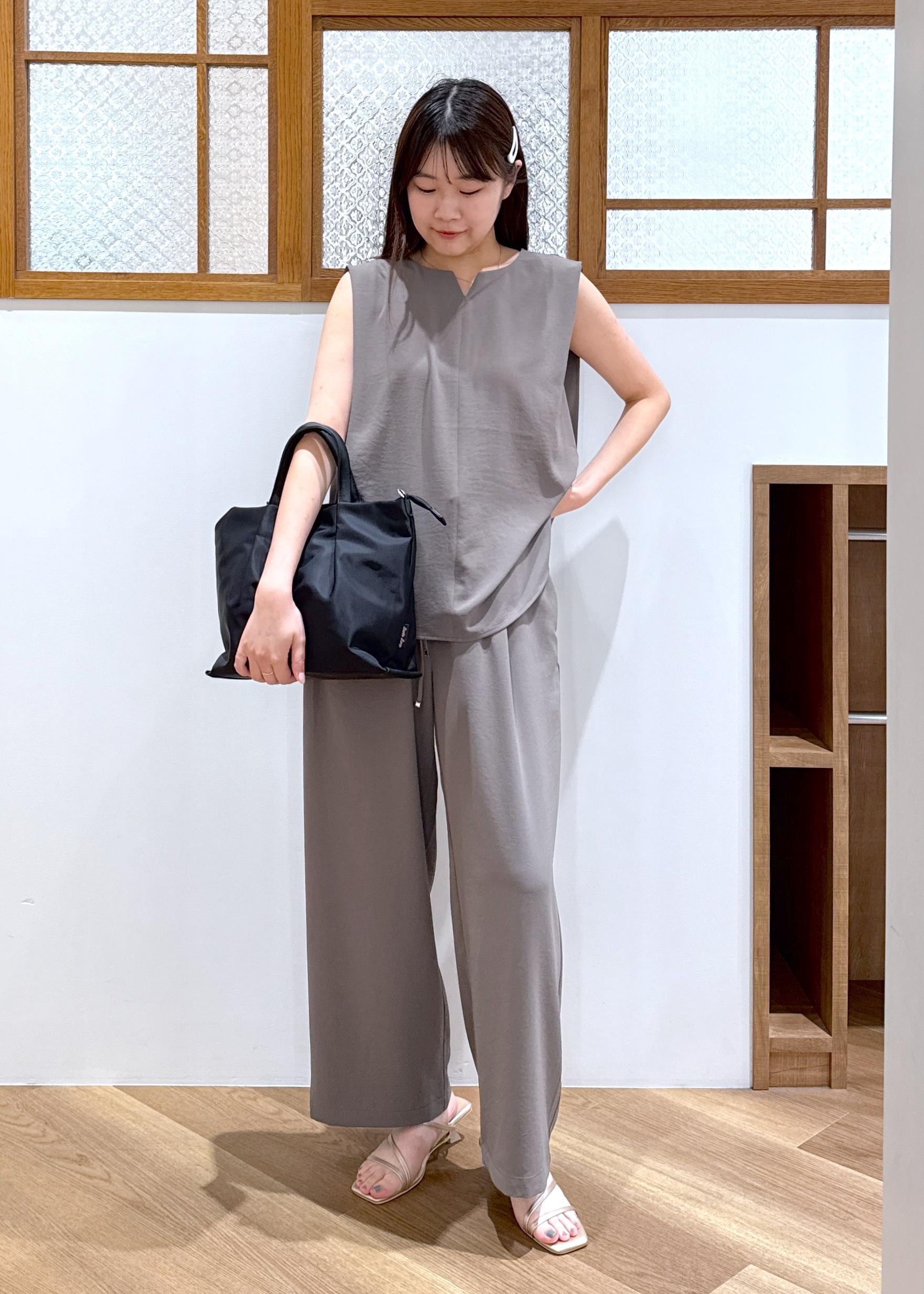 ROPE' PICNICのジョーゼット肩タックブラウス/セットアップ対応を使ったコーディネートを紹介します。｜Rakuten Fashion(楽天ファッション／旧楽天ブランドアベニュー)6142552