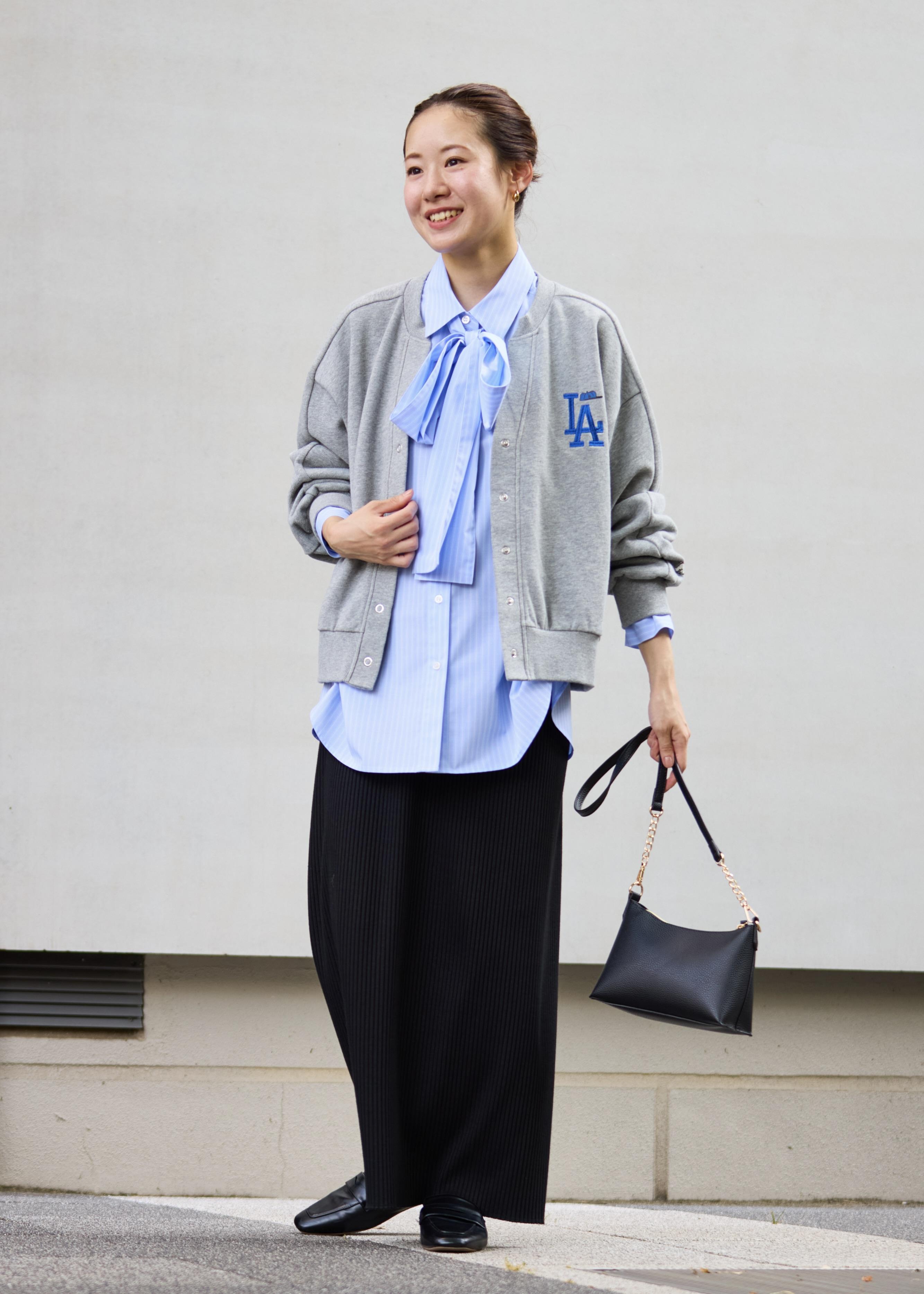 ROPE' PICNICの【防シワ】ボウタイ付きレギュラーシャツを使ったコーディネートを紹介します。｜Rakuten Fashion(楽天ファッション／旧楽天ブランドアベニュー)6142554