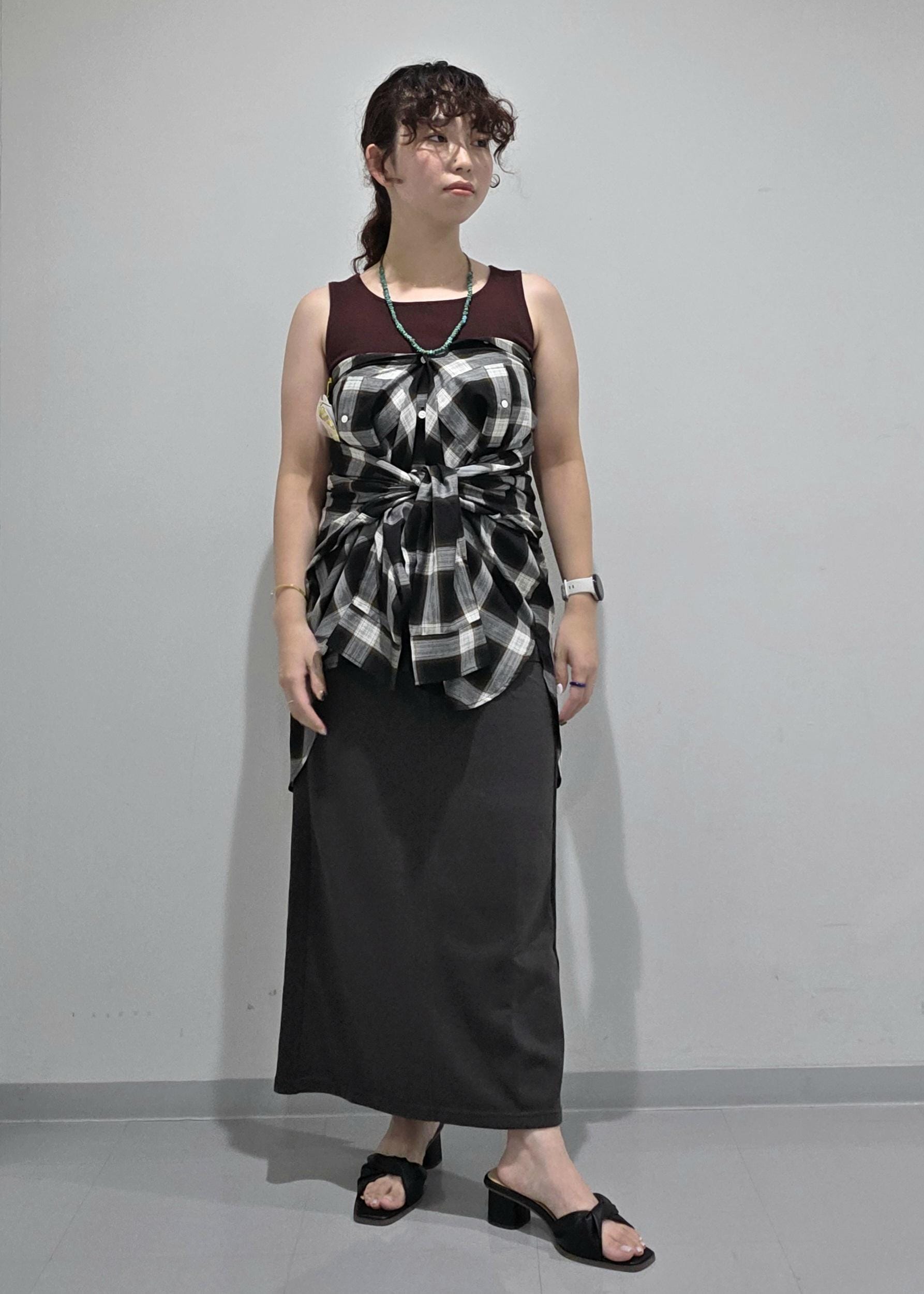 ROPE' PICNICのベーシックリブタンクトップを使ったコーディネートを紹介します。｜Rakuten Fashion(楽天ファッション／旧楽天ブランドアベニュー)6142590