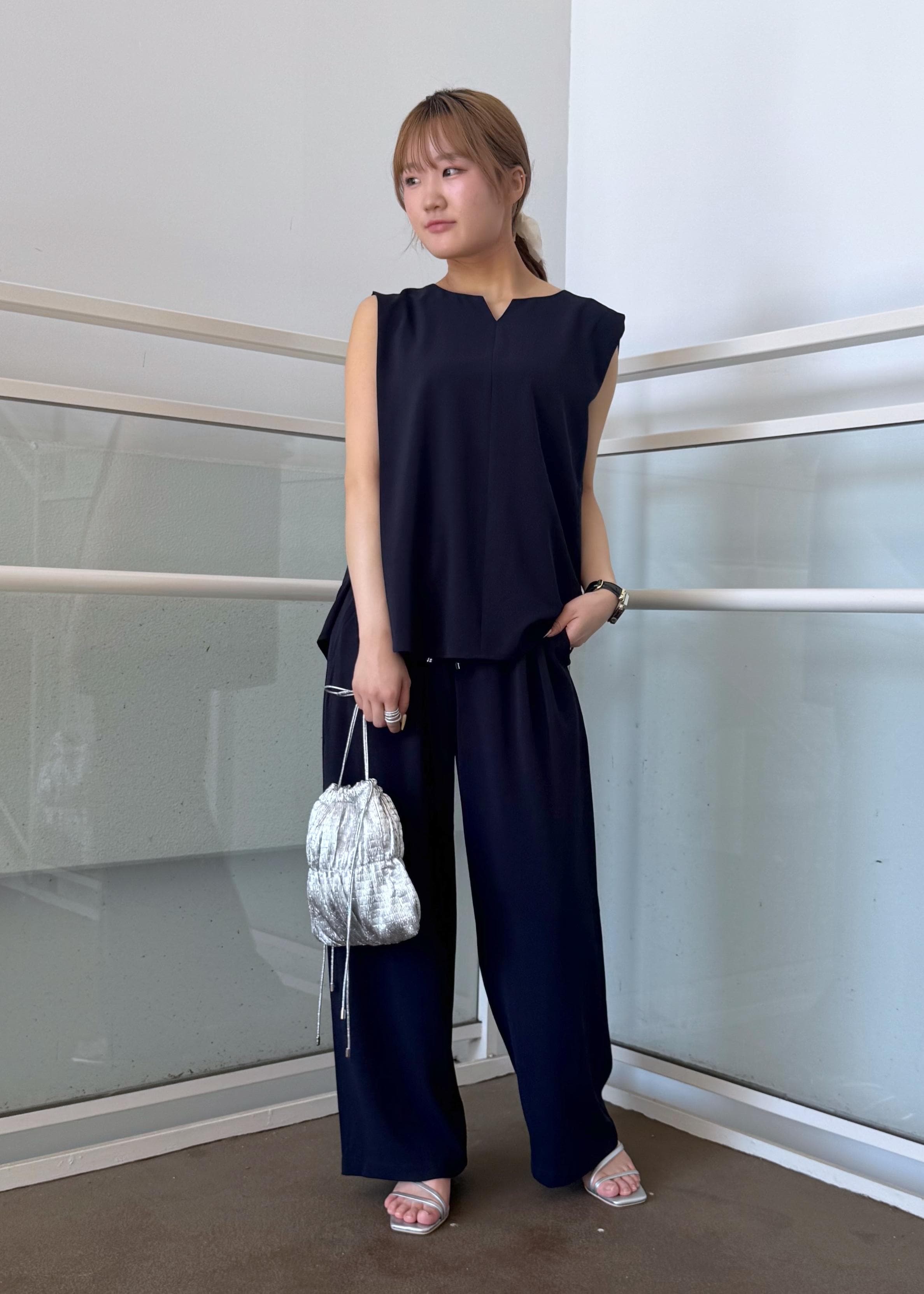 ROPE' PICNICのジョーゼット肩タックブラウス/セットアップ対応を使ったコーディネートを紹介します。｜Rakuten Fashion(楽天ファッション／旧楽天ブランドアベニュー)6142417