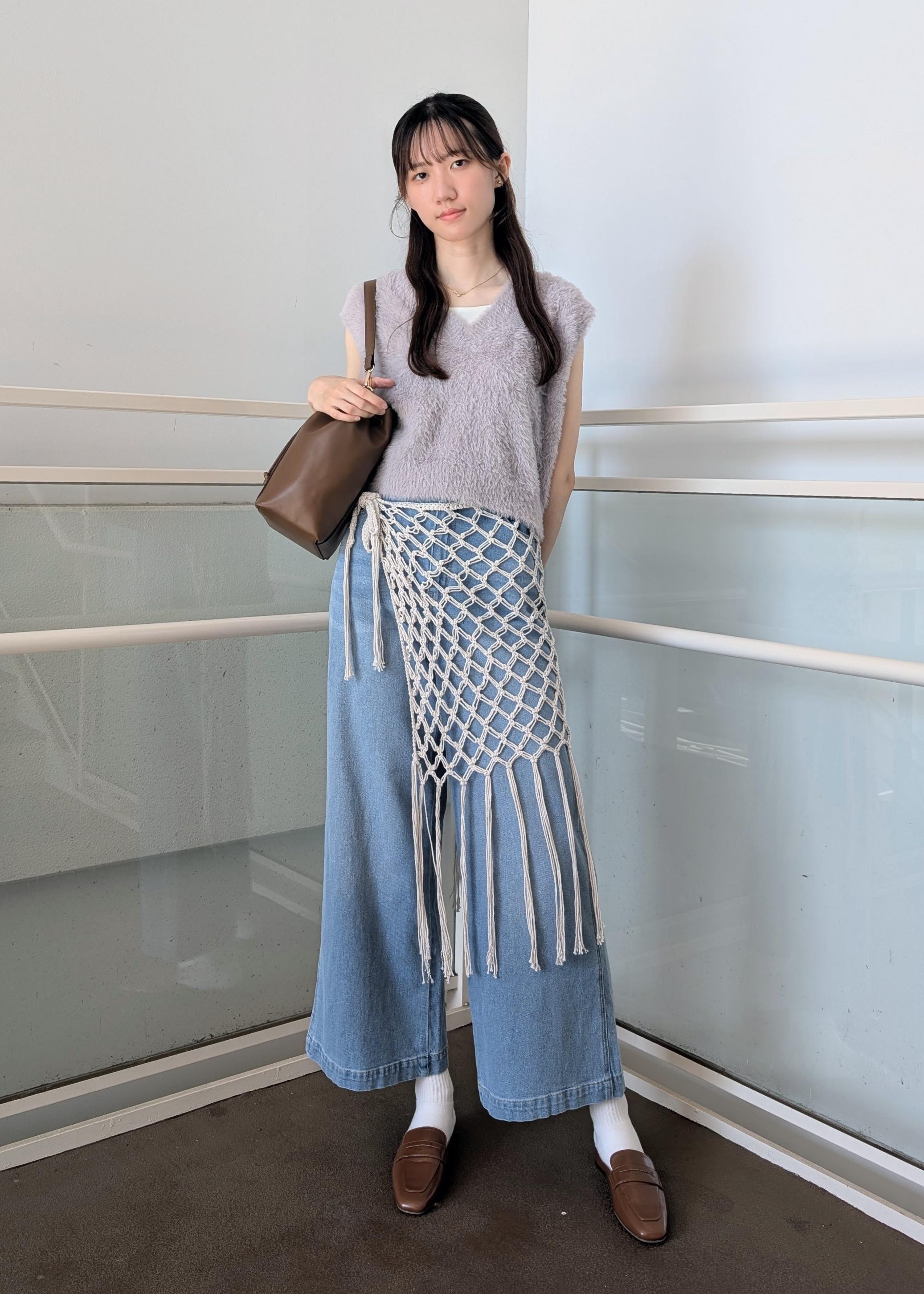 ROPE' PICNICのベーシックリブタンクトップを使ったコーディネートを紹介します。｜Rakuten Fashion(楽天ファッション／旧楽天ブランドアベニュー)6142419