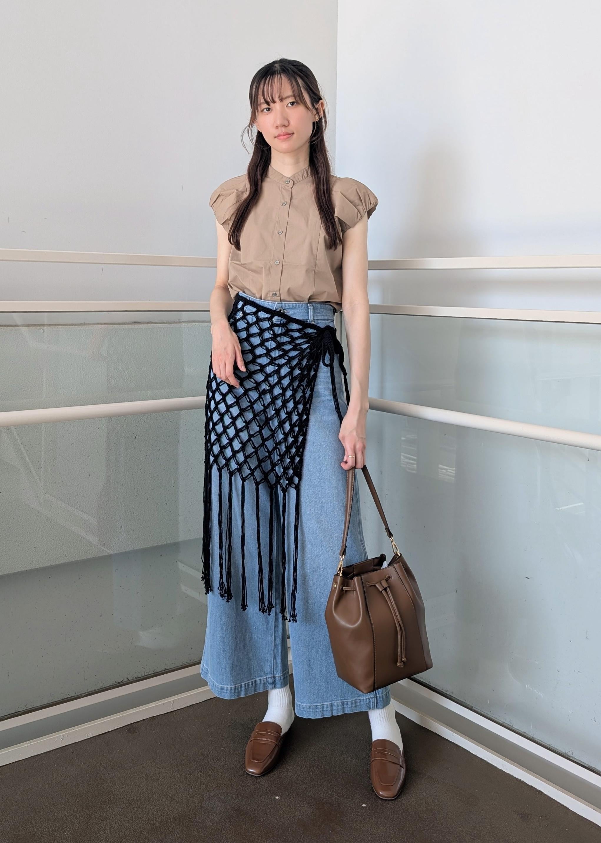 ROPE' PICNICの着丈が選べるバルーンスリーブシャツブラウス/イージーケアを使ったコーディネートを紹介します。｜Rakuten Fashion(楽天ファッション／旧楽天ブランドアベニュー)6142420