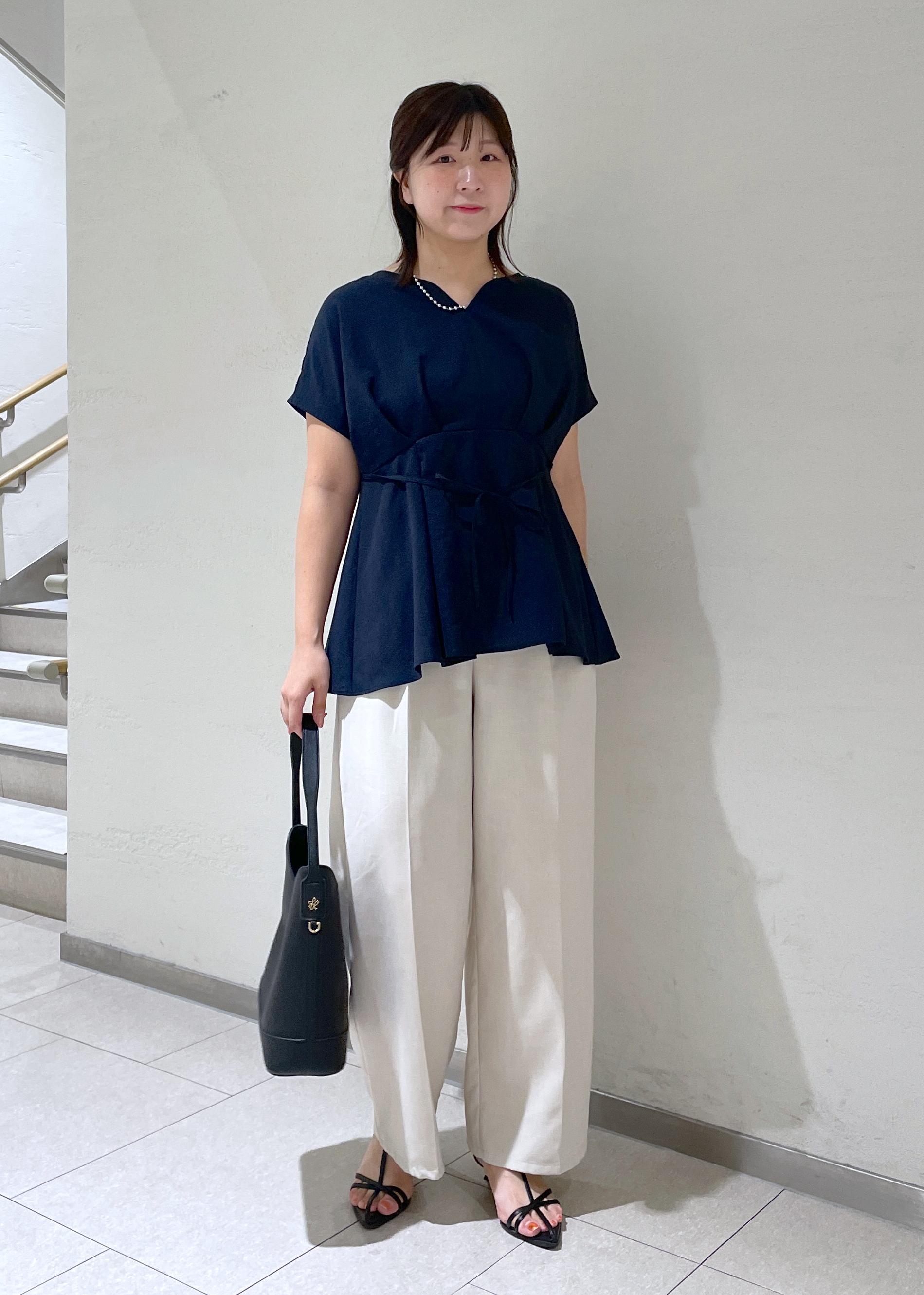 ROPE' PICNICの【接触冷感】ハートネックペプラムブラウスを使ったコーディネートを紹介します。｜Rakuten Fashion(楽天ファッション／旧楽天ブランドアベニュー)6142610