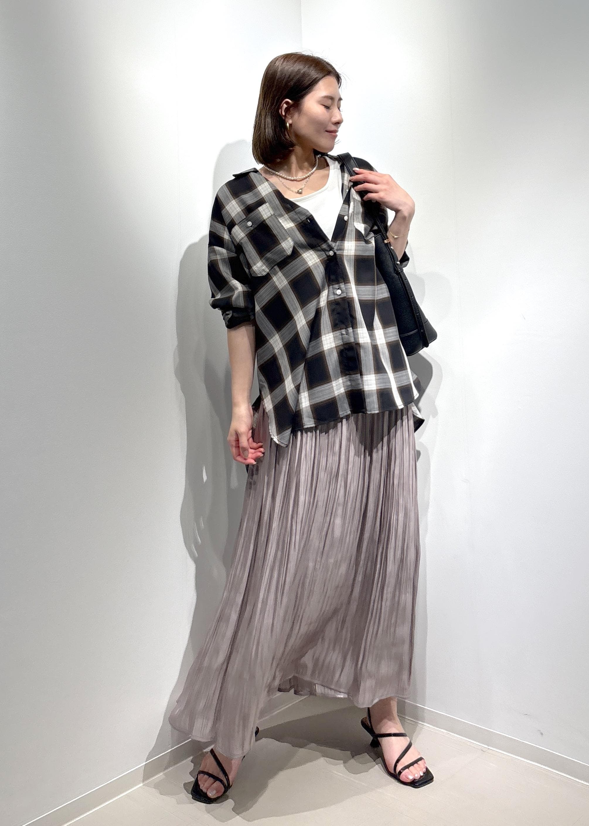 ROPE' PICNICのベーシックリブタンクトップを使ったコーディネートを紹介します。｜Rakuten Fashion(楽天ファッション／旧楽天ブランドアベニュー)6142630
