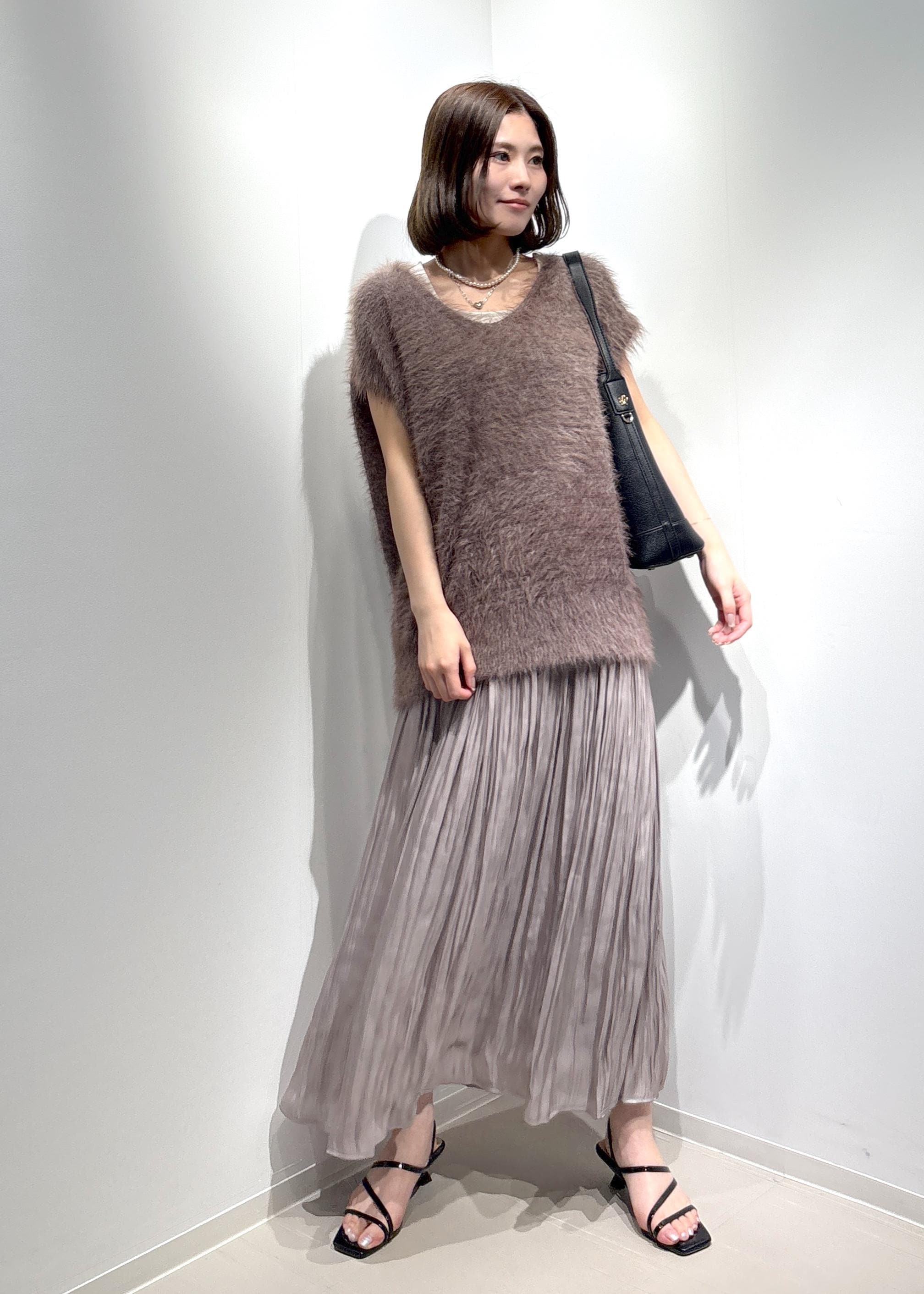 ROPE' PICNICのナローストラップキトゥンヒールサンダルを使ったコーディネートを紹介します。｜Rakuten Fashion(楽天ファッション／旧楽天ブランドアベニュー)6142661