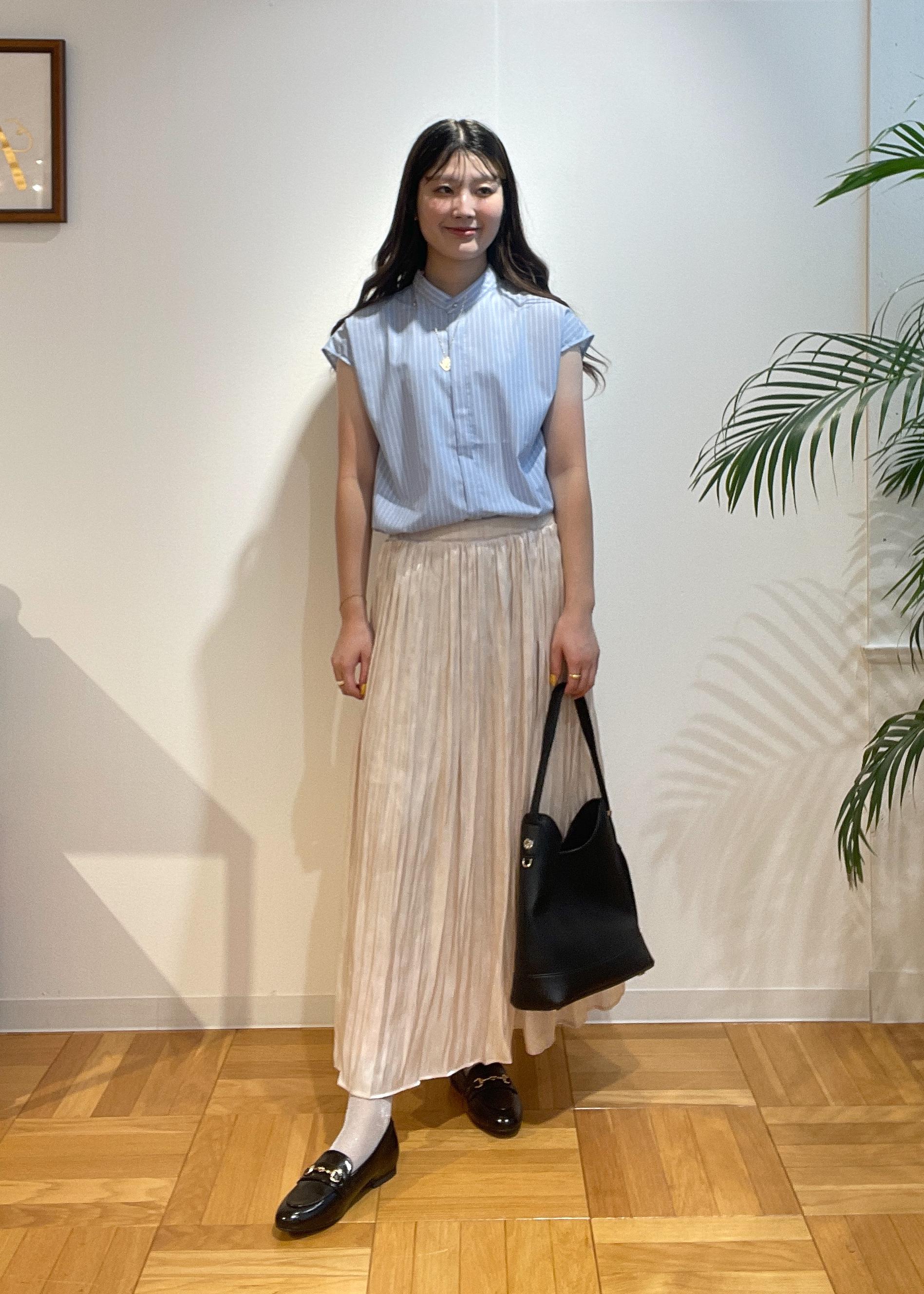 ROPE' PICNICの【防シワ】リボンフレンチスリーブシャツを使ったコーディネートを紹介します。｜Rakuten Fashion(楽天ファッション／旧楽天ブランドアベニュー)6142679