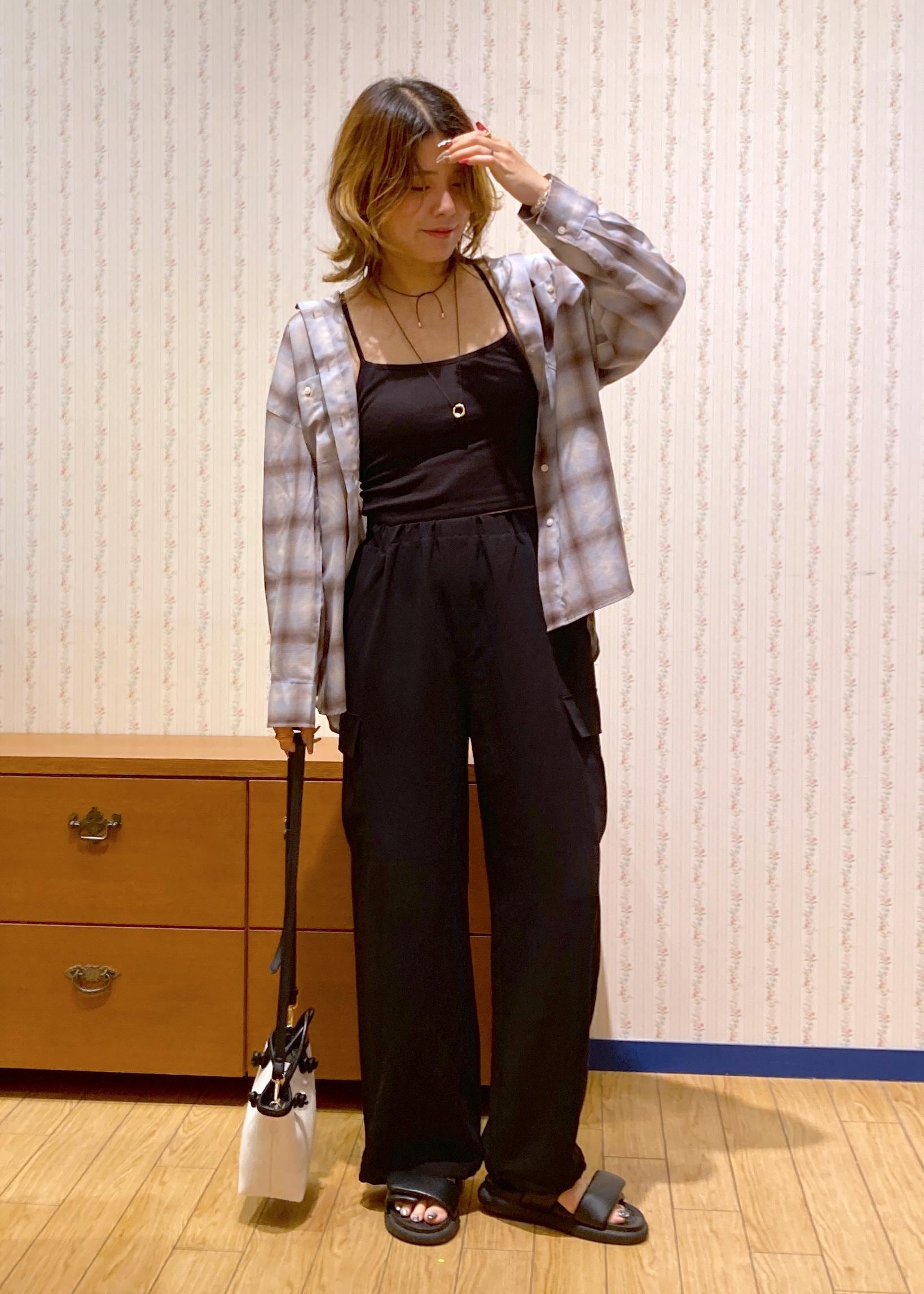 ROPE' PICNICのオンブレチェックシャツ/UVケアを使ったコーディネートを紹介します。｜Rakuten Fashion(楽天ファッション／旧楽天ブランドアベニュー)6142688