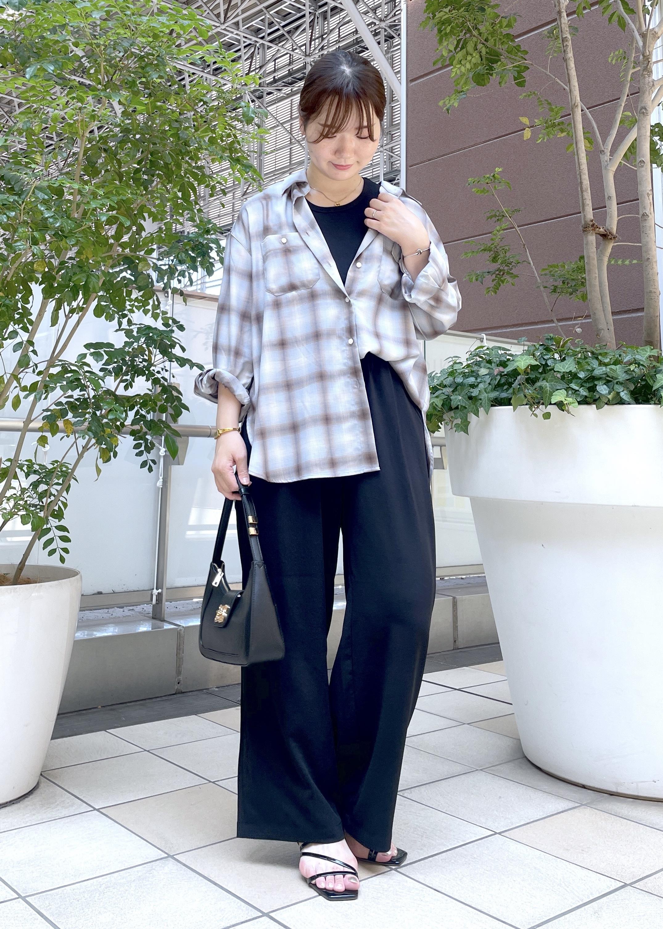 ROPE' PICNICのオンブレチェックシャツ/UVケアを使ったコーディネートを紹介します。｜Rakuten Fashion(楽天ファッション／旧楽天ブランドアベニュー)6142690