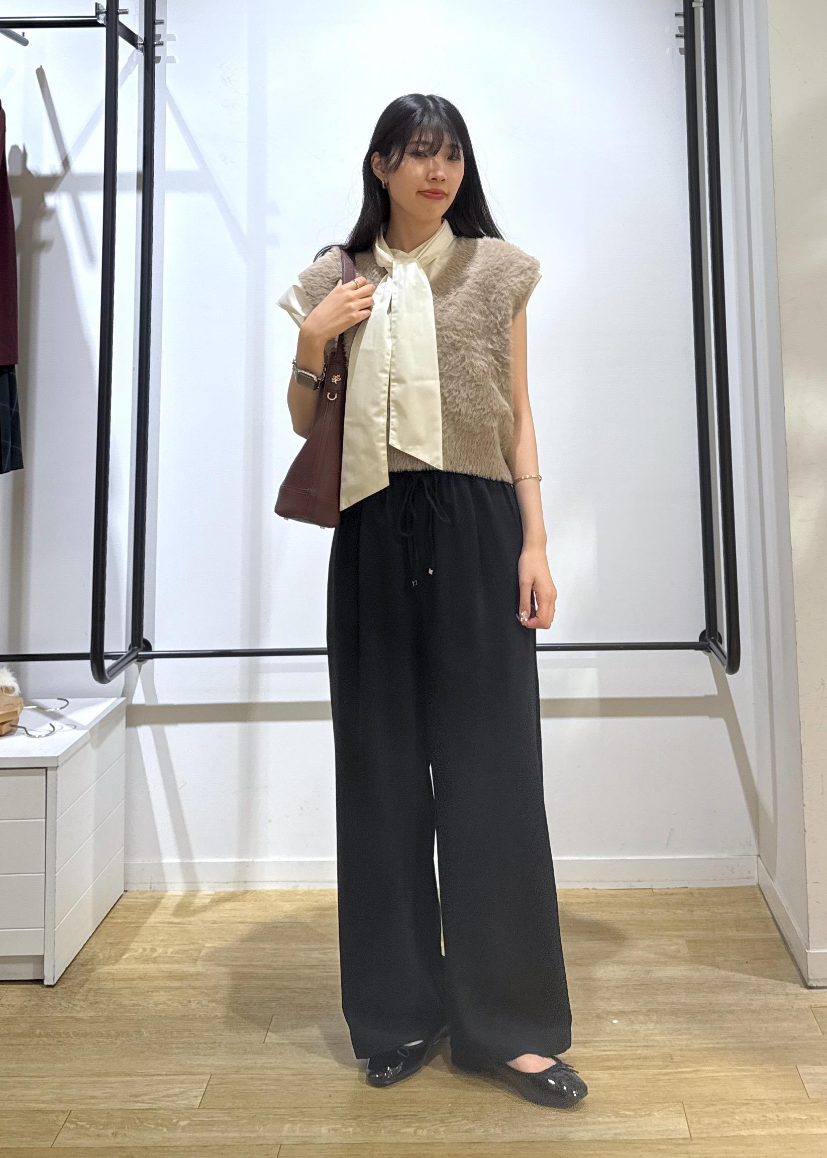 ROPE' PICNICの【防シワ】リボンフレンチスリーブシャツを使ったコーディネートを紹介します。｜Rakuten Fashion(楽天ファッション／旧楽天ブランドアベニュー)6142356