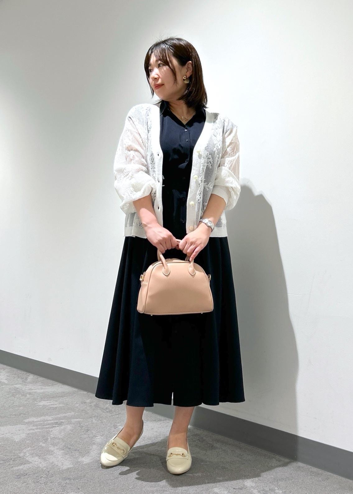 ROPE' PICNICのウエストタックチェックアソートワンピースを使ったコーディネートを紹介します。｜Rakuten Fashion(楽天ファッション／旧楽天ブランドアベニュー)6142360