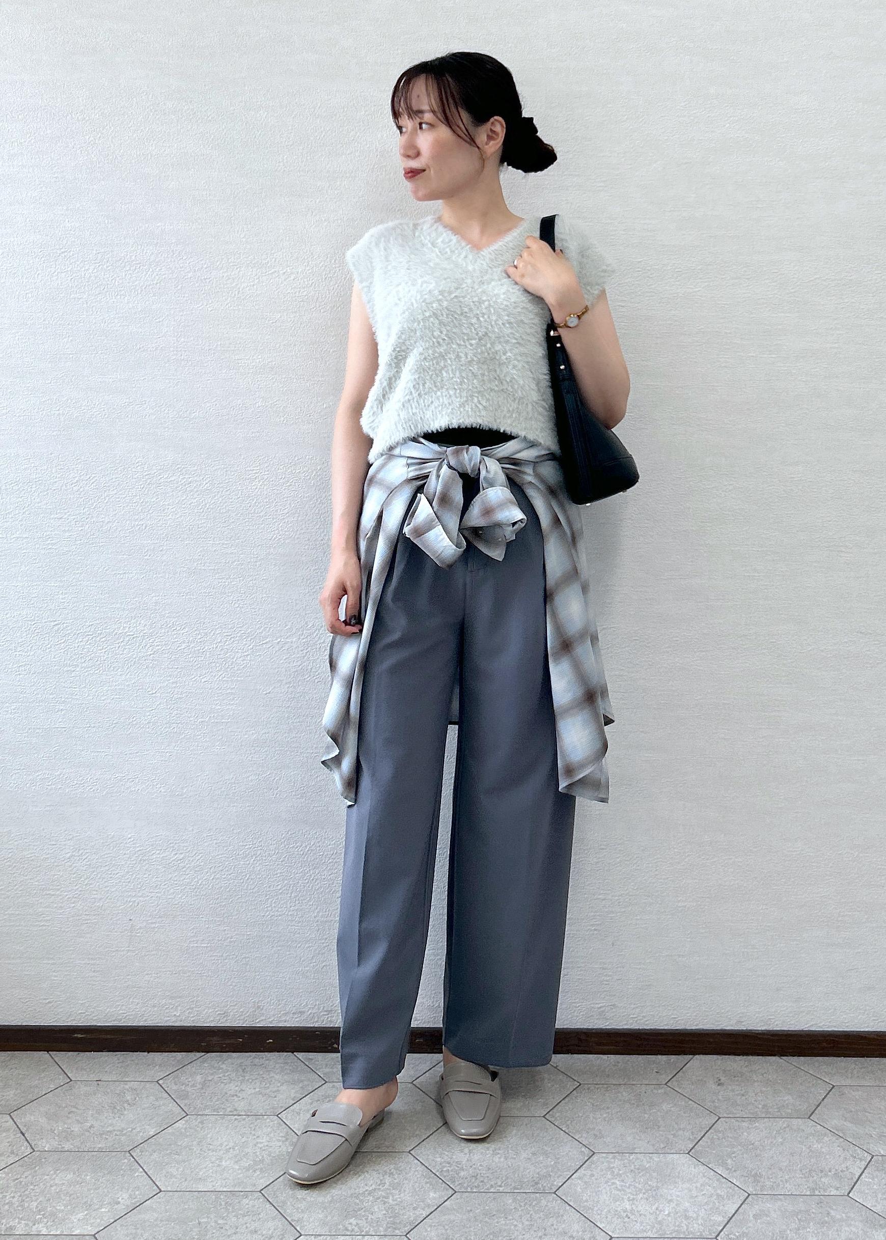 ROPE' PICNICのオンブレチェックシャツ/UVケアを使ったコーディネートを紹介します。｜Rakuten Fashion(楽天ファッション／旧楽天ブランドアベニュー)6142410