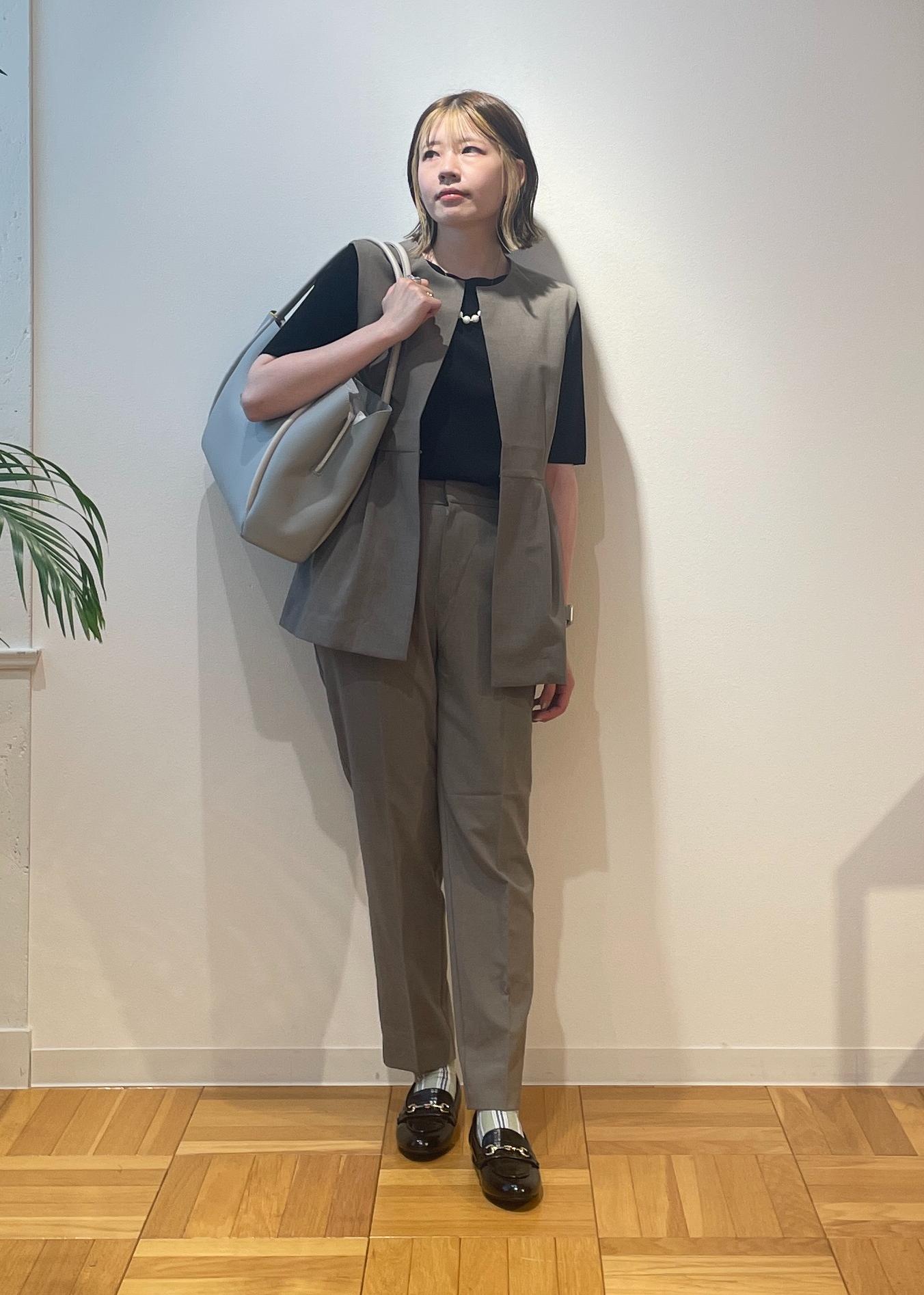 ROPE' PICNICの【UV対応】【リネンライク・シリーズ】ペプラムジレベスト/通勤・セットアップ対応を使ったコーディネートを紹介します。｜Rakuten Fashion(楽天ファッション／旧楽天ブランドアベニュー)6142445