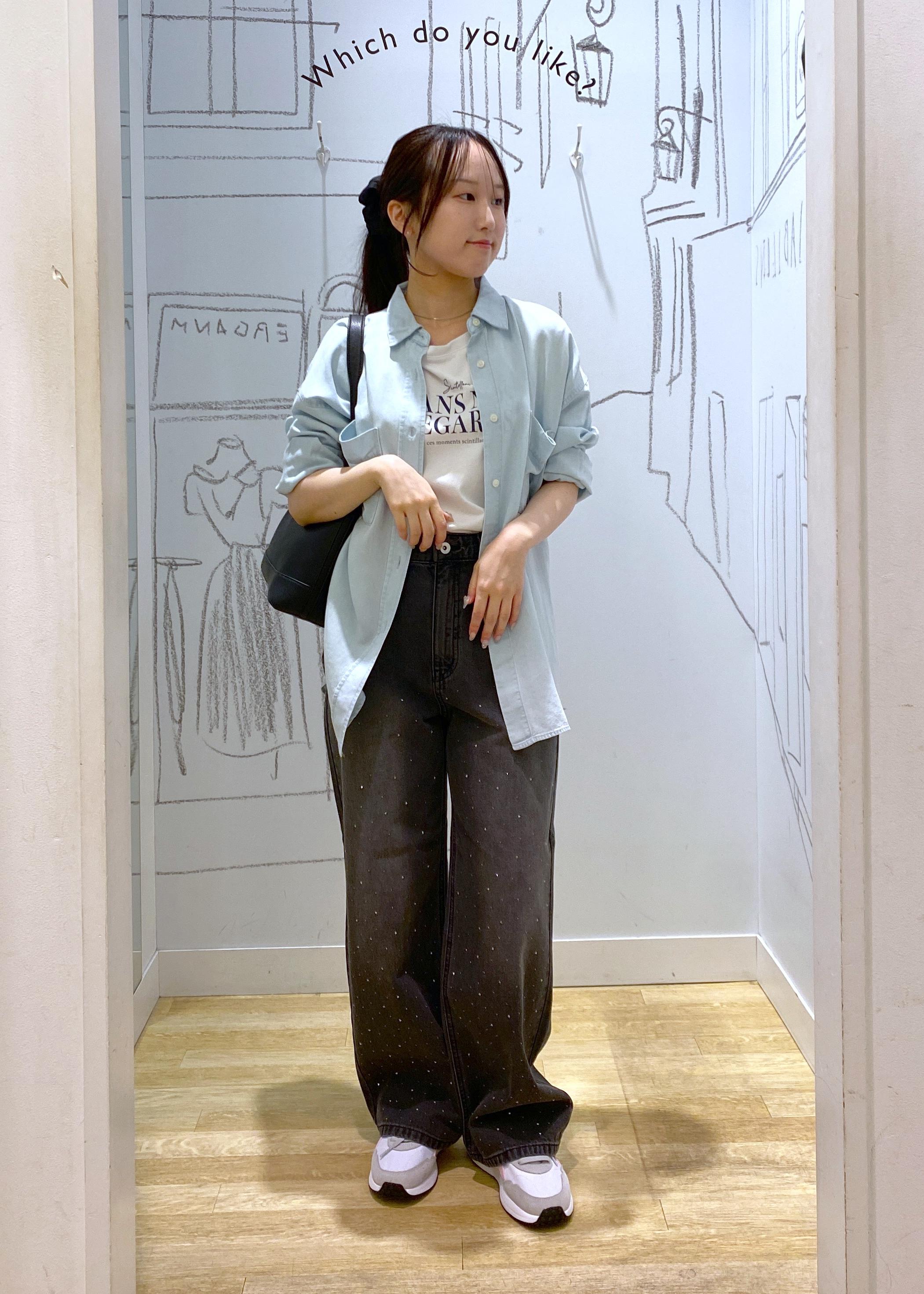 ROPE' PICNICの【UVカット・接触冷感・汗染み加工】フレンチロゴプリントTシャツを使ったコーディネートを紹介します。｜Rakuten Fashion(楽天ファッション／旧楽天ブランドアベニュー)6142449