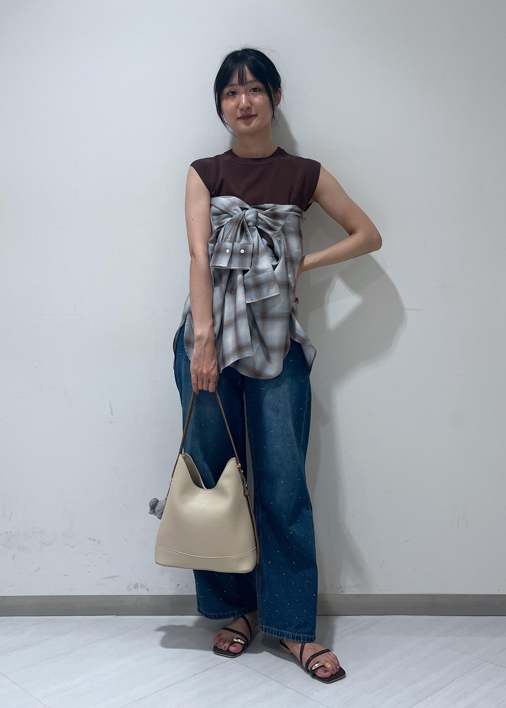 ROPE' PICNICの【UVカット・接触冷感・イージーケア】八方映えニット ゼロスリーブニットプルオーバーを使ったコーディネートを紹介します。｜Rakuten Fashion(楽天ファッション／旧楽天ブランドアベニュー)6142450