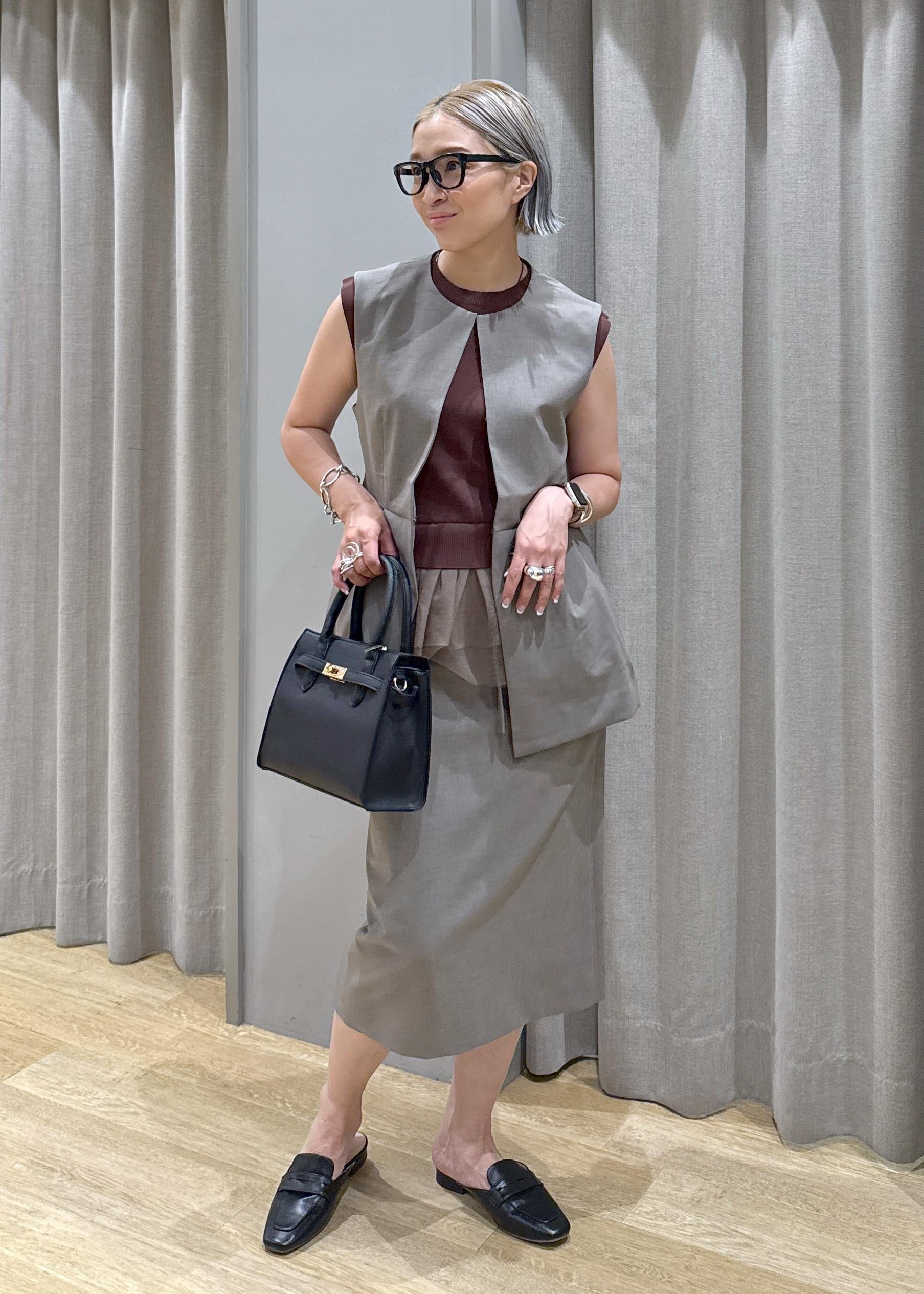 ROPE' PICNICの【UV対応】【リネンライク・シリーズ】ペプラムジレベスト/通勤・セットアップ対応を使ったコーディネートを紹介します。｜Rakuten Fashion(楽天ファッション／旧楽天ブランドアベニュー)6142453