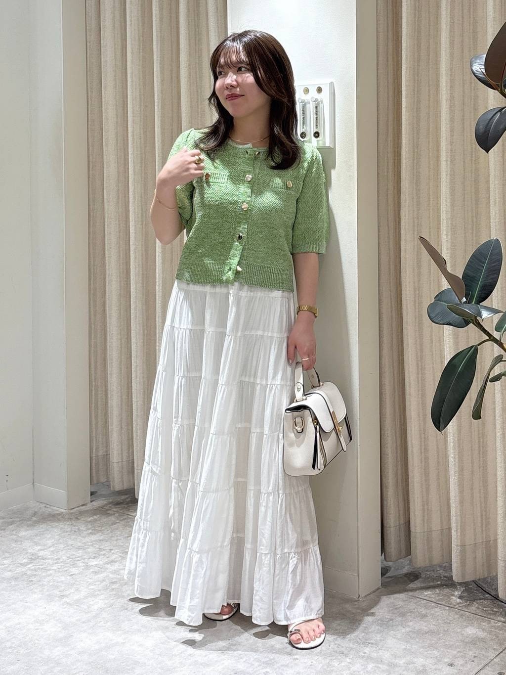 mysty womanのサマーツイードライクカーディガンSSを使ったコーディネートを紹介します。｜Rakuten Fashion(楽天ファッション／旧楽天ブランドアベニュー)6033469
