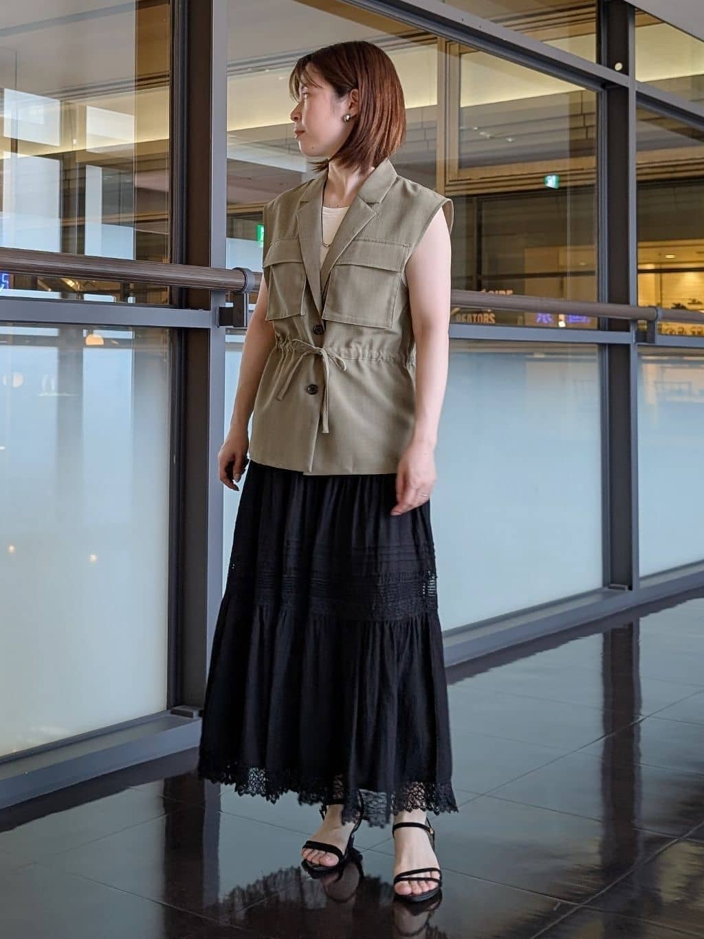 DOUX ARCHIVES | レースティアードスカート | Rakuten Fashion(楽天