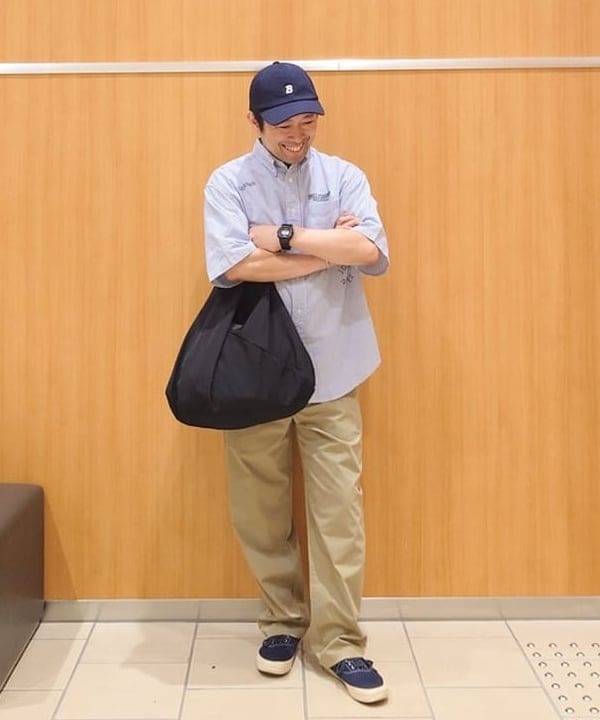 BEAMS HEARTのレタード オックス ビッグ ショートスリーブ シャツを使ったコーディネートを紹介します。｜Rakuten Fashion(楽天ファッション／旧楽天ブランドアベニュー)6035531